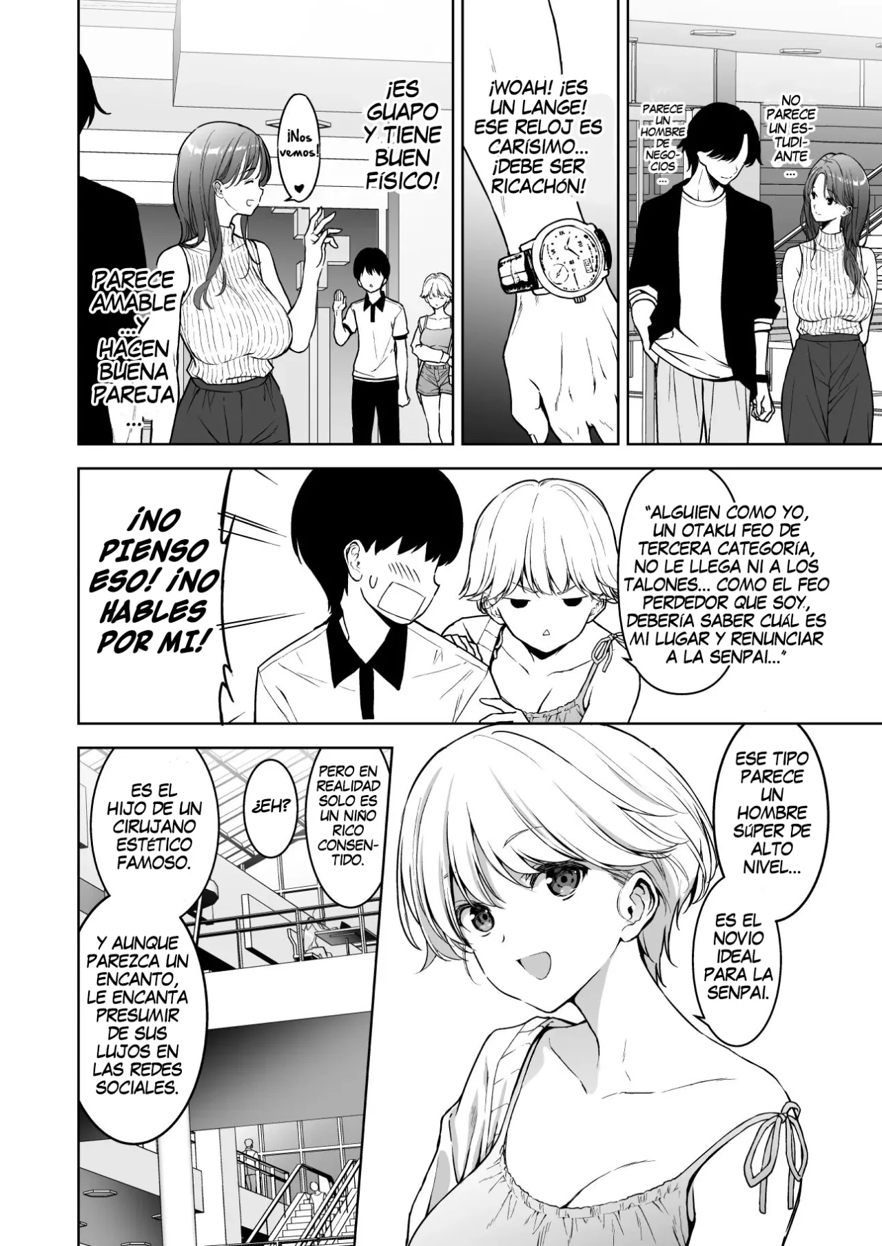 [Ura FMO (Fumio)] Binyuu no Kanojo ga Iru no ni Taisoubu no Bakunyuu ga Sasottekuru 3｜Tengo una novia con unos pechos preciosos, pero la chica con pechos grandes del club de gimnasia me está tentando 3 [Spanish] [Mr. farenhait] [Digital] numero di immagine  13