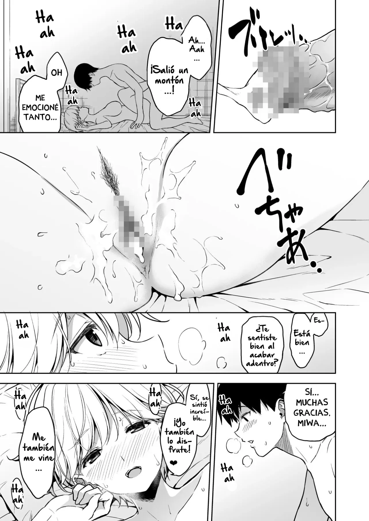 [Ura FMO (Fumio)] Binyuu no Kanojo ga Iru no ni Taisoubu no Bakunyuu ga Sasottekuru 3｜Tengo una novia con unos pechos preciosos, pero la chica con pechos grandes del club de gimnasia me está tentando 3 [Spanish] [Mr. farenhait] [Digital] numero di immagine  36