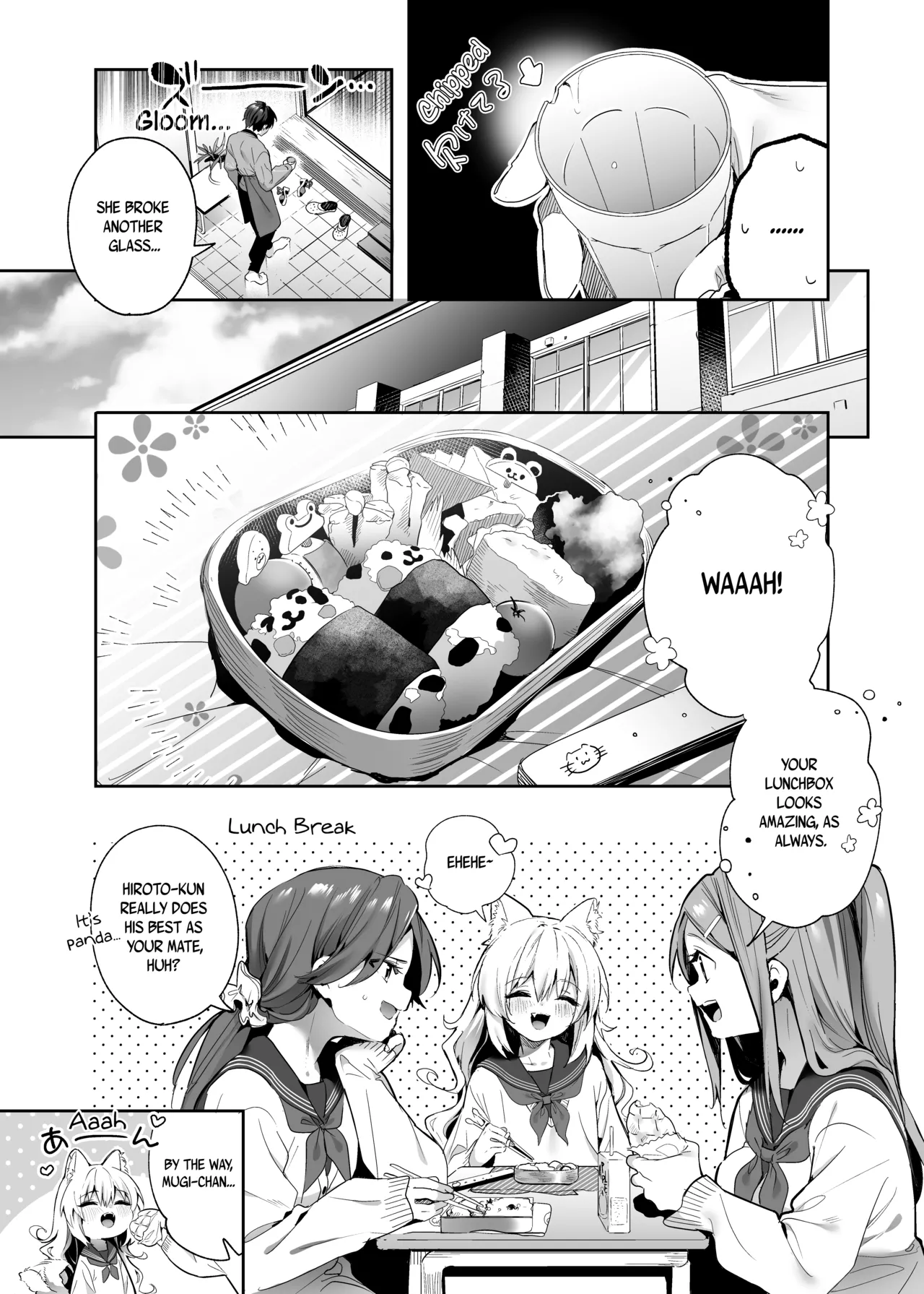 [Ringo no Naru Ki (Kise Itsuki)] Mugi no Ongaeshi -Gakuseihen- | Mugi's Repayment -Student Arc- [English] [Vivid Rabbit Translation] [Decensored] [Digital] image number 8