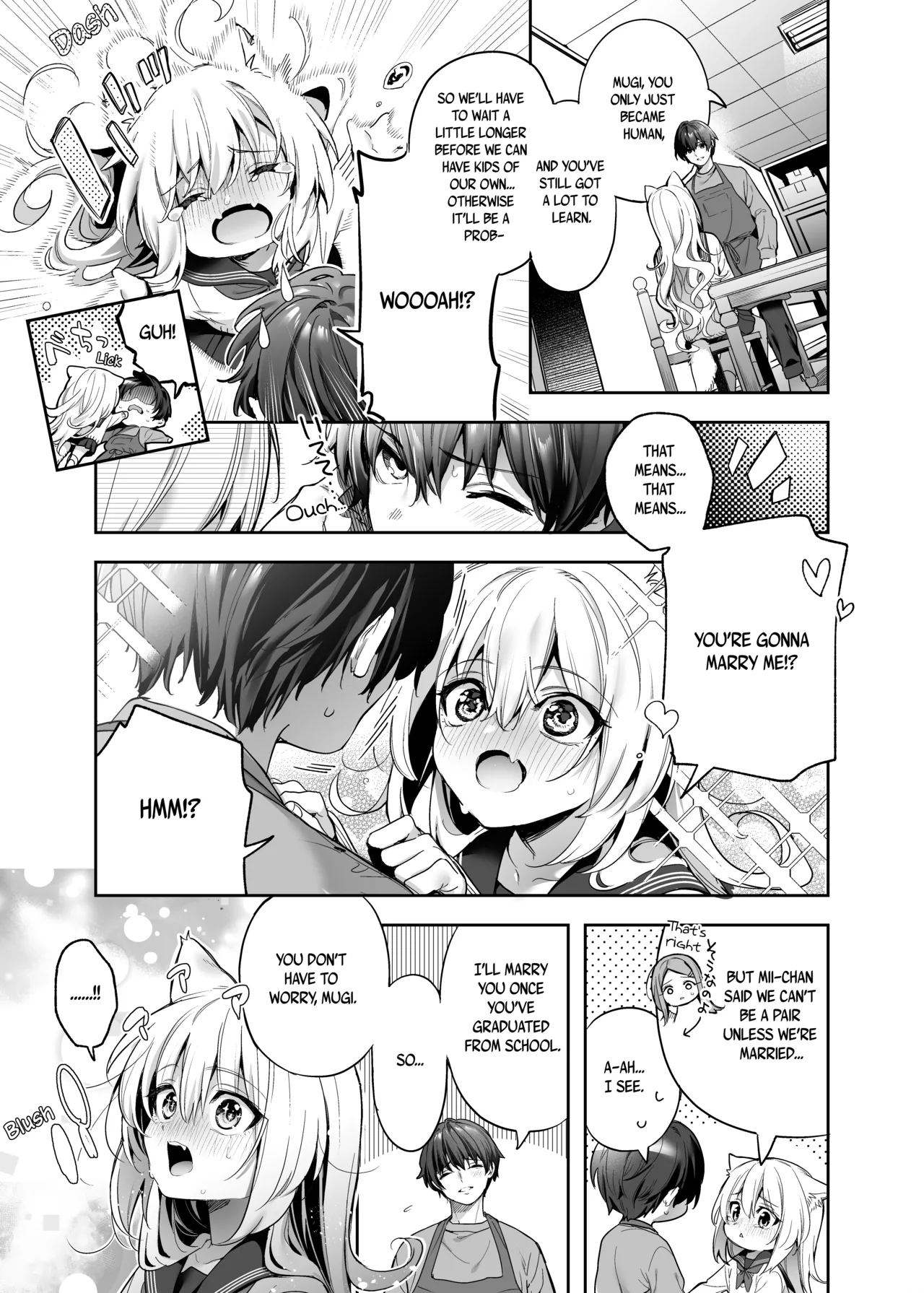 [Ringo no Naru Ki (Kise Itsuki)] Mugi no Ongaeshi -Gakuseihen- | Mugi's Repayment -Student Arc- [English] [Vivid Rabbit Translation] [Decensored] [Digital] image number 14