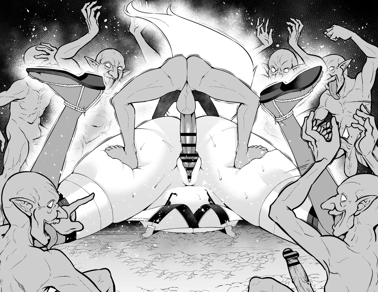 [あんこまん] 狐鳴紺子郎、ゴブリン退治任務を思い出す…❤ [Chinese] [黎欧出资汉化] image number 22