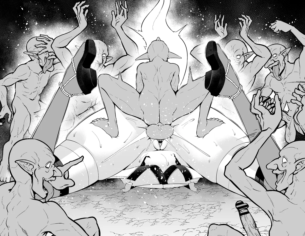 [あんこまん] 狐鳴紺子郎、ゴブリン退治任務を思い出す…❤ [Chinese] [黎欧出资汉化] image number 24