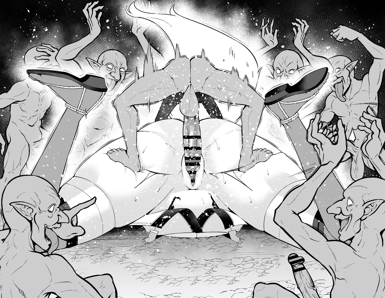 [あんこまん] 狐鳴紺子郎、ゴブリン退治任務を思い出す…❤ [Chinese] [黎欧出资汉化] image number 30