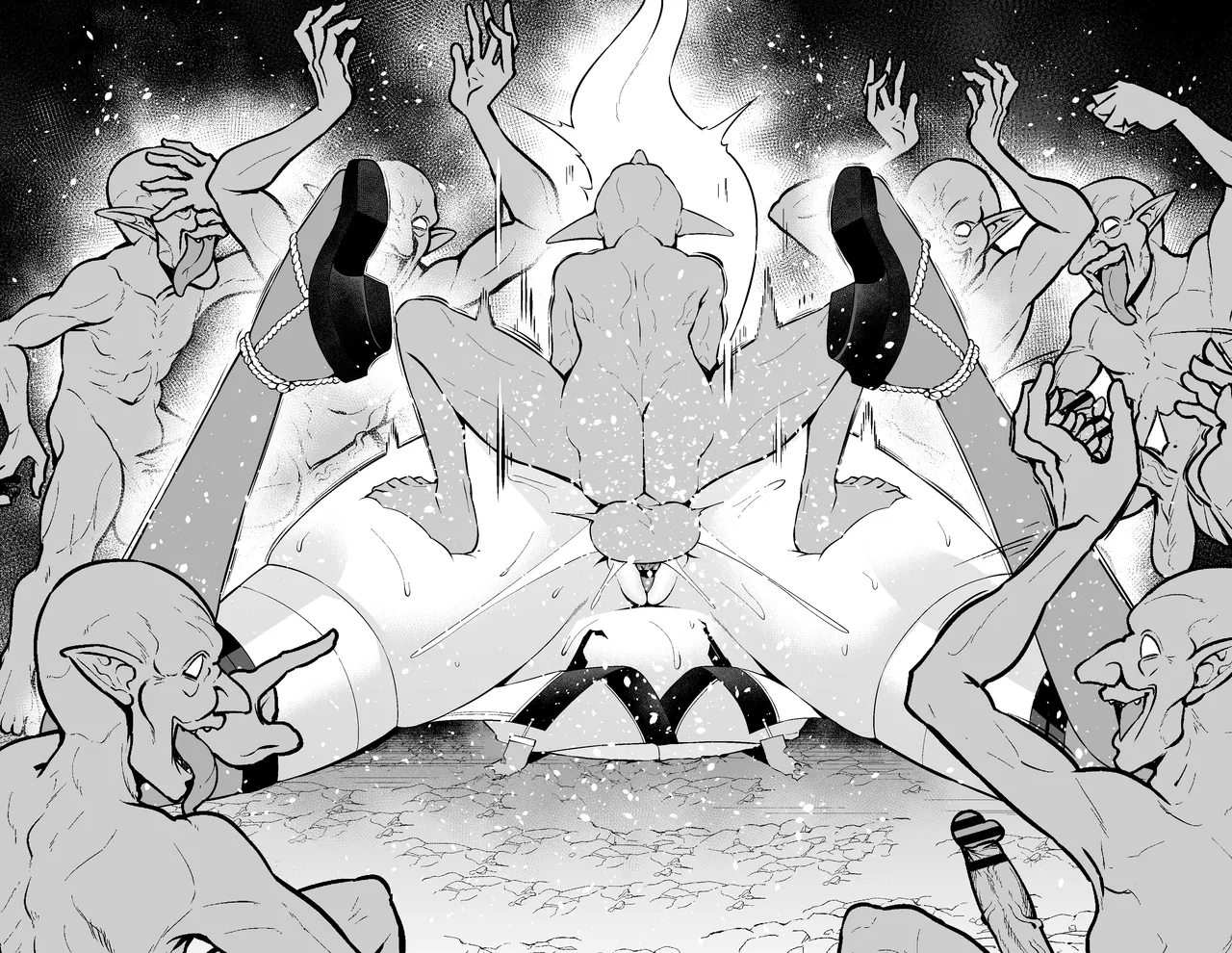 [あんこまん] 狐鳴紺子郎、ゴブリン退治任務を思い出す…❤ [Chinese] [黎欧出资汉化] image number 32