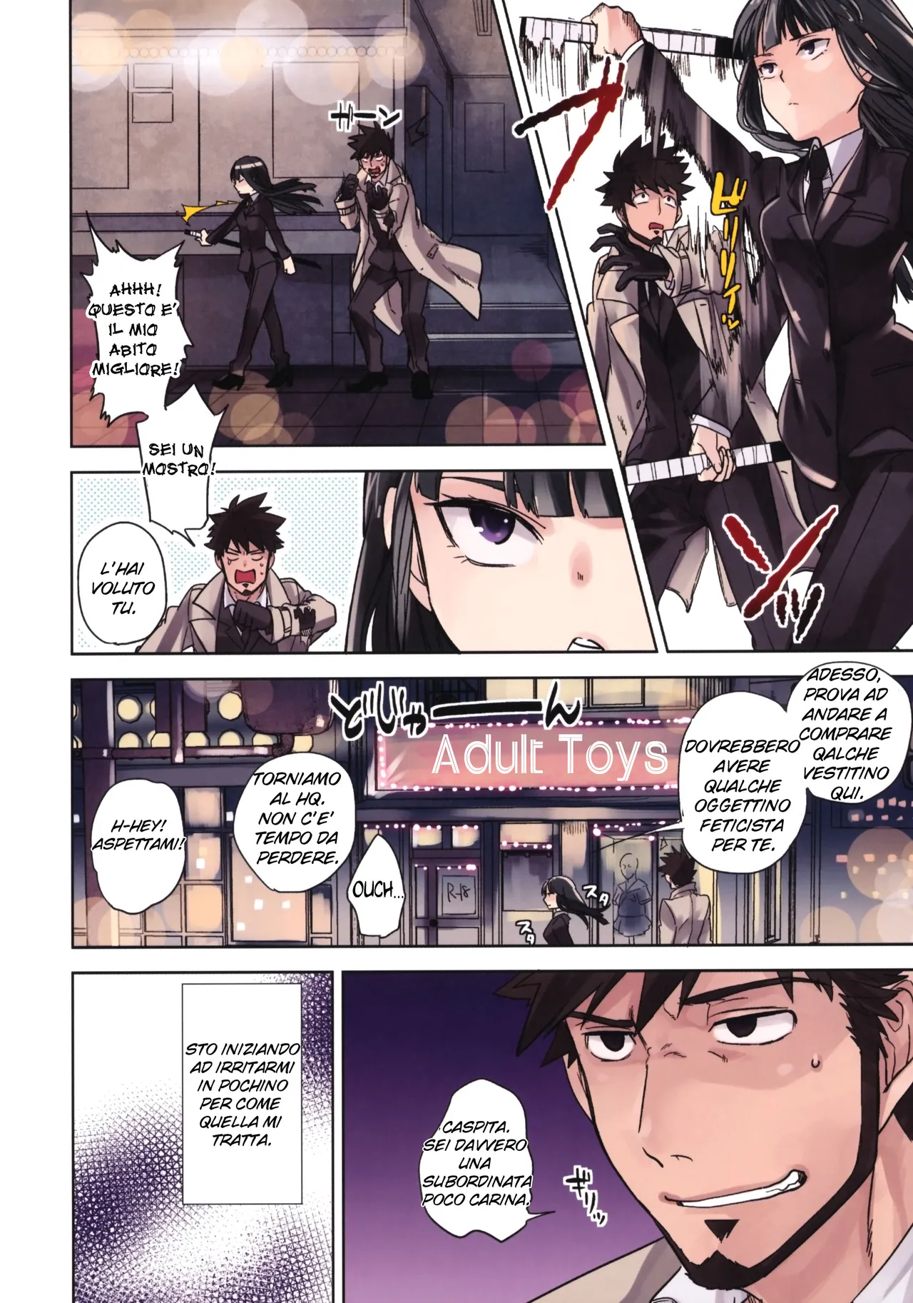 (C80) [goo-paaa (ocha)] Leather face (DARKER THAN BLACK) [Italian] 画像番号 4