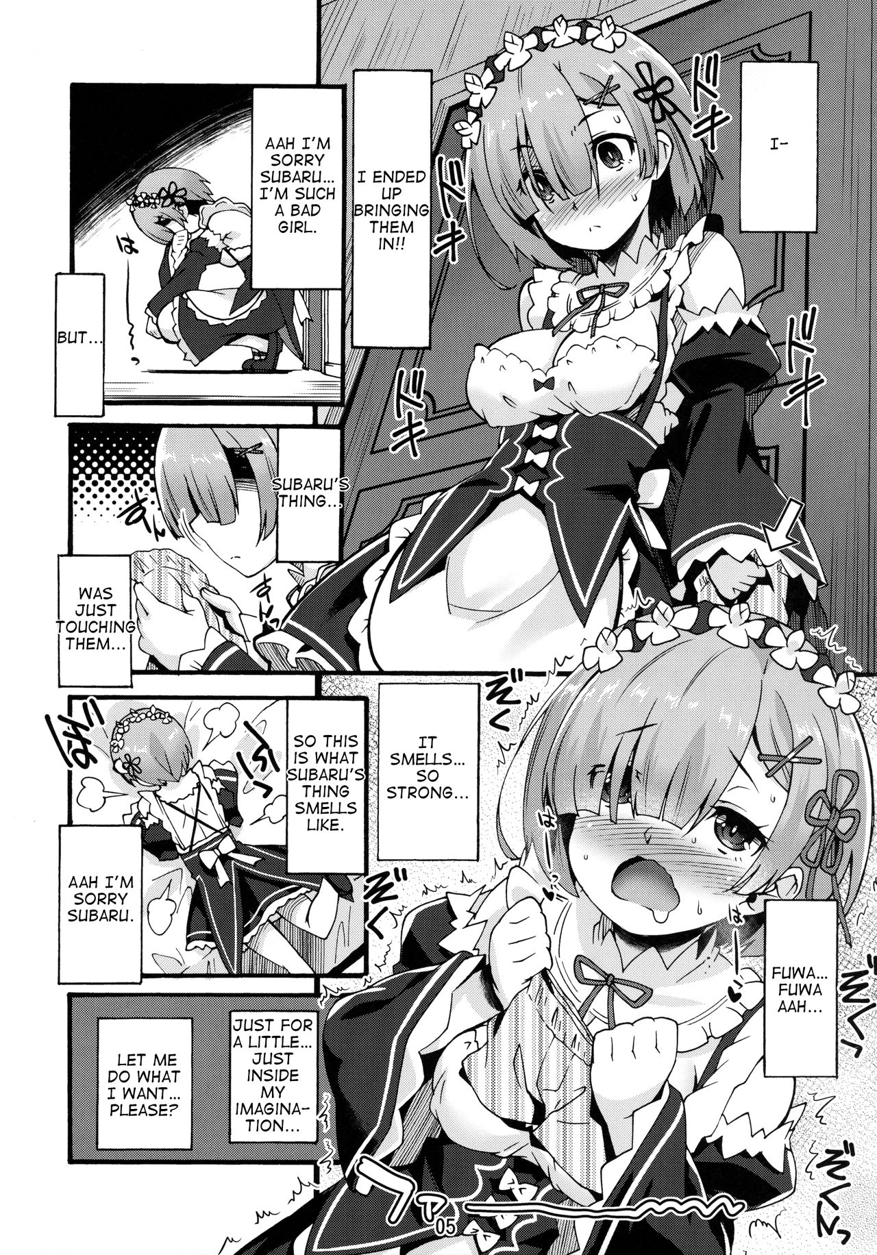 (C91) [Makuu Gundan (Shinozuka Atsuto)] Rem no Hitori Asobi | Rem’s Playing by Herself (Re:Zero Kara Hajimeru Isekai Seikatsu) [English] {Awesome Sauce} image number 4