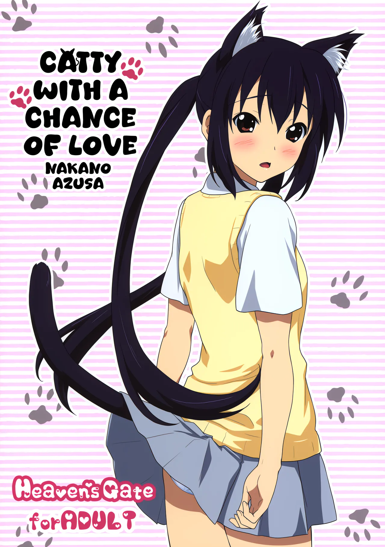 (C76) [Heaven's Gate (Andou Tomoya)] Neko Biyori -Nakano Azusa- ー Catty With a Chance of Love -Nakano Azusa- (K-ON!) [English] [head empty] image number 1