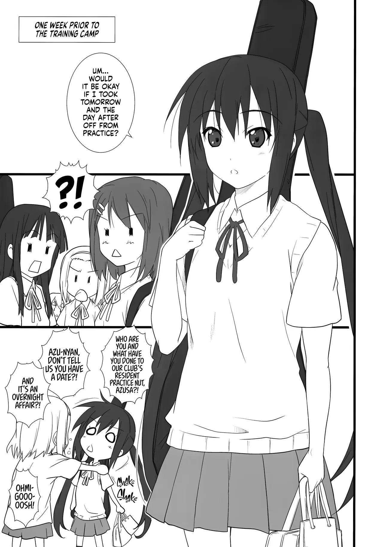(C76) [Heaven's Gate (Andou Tomoya)] Neko Biyori -Nakano Azusa- ー Catty With a Chance of Love -Nakano Azusa- (K-ON!) [English] [head empty] image number 3