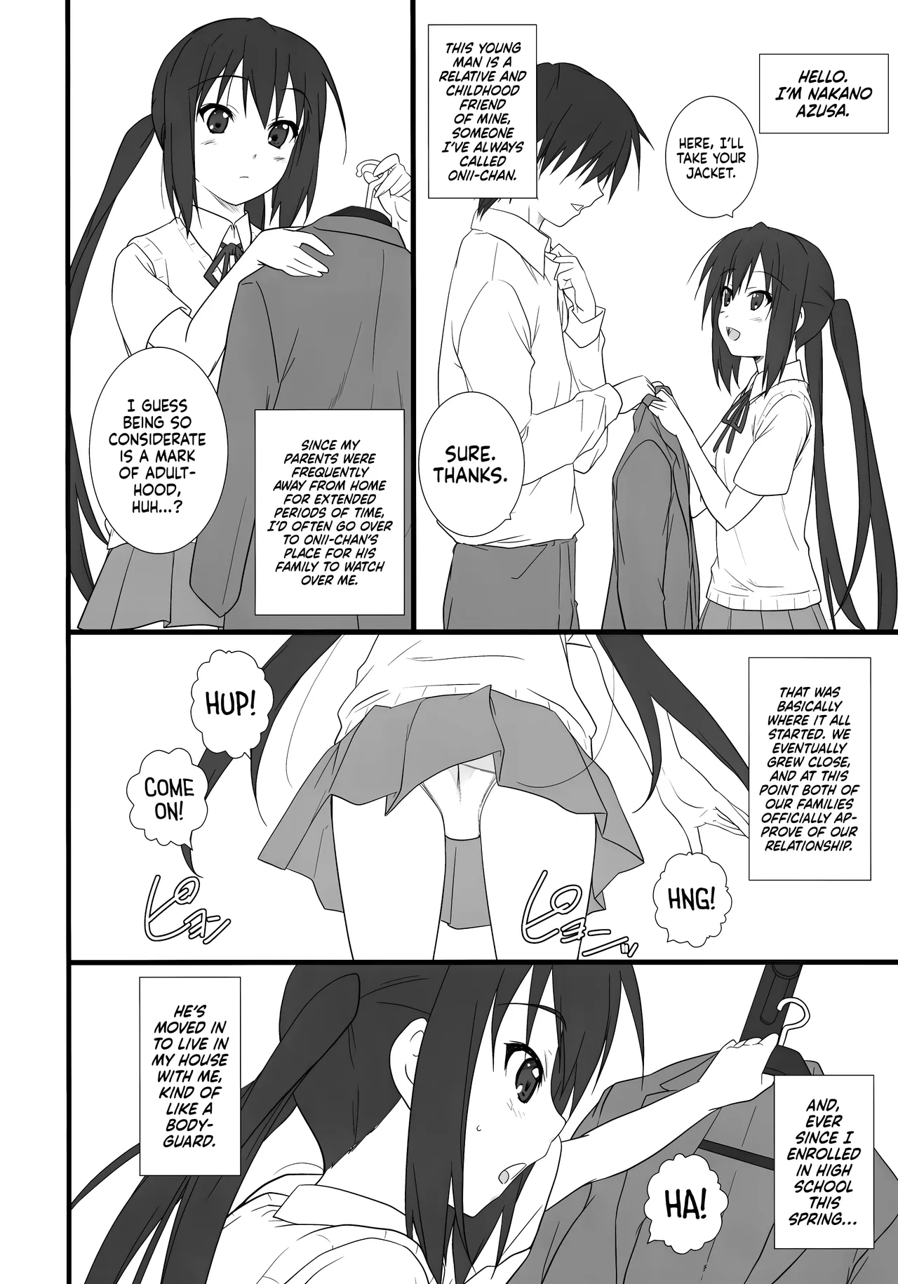 (C76) [Heaven's Gate (Andou Tomoya)] Neko Biyori -Nakano Azusa- ー Catty With a Chance of Love -Nakano Azusa- (K-ON!) [English] [head empty] image number 5