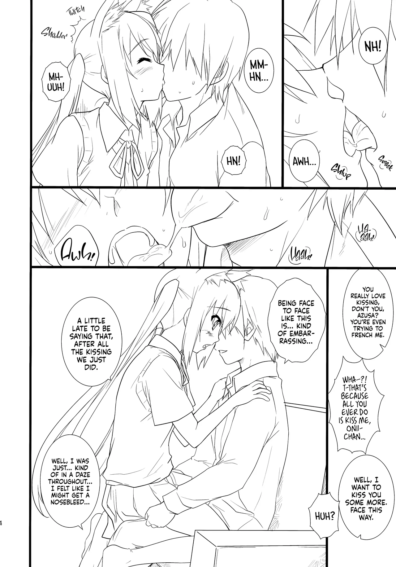 (C76) [Heaven's Gate (Andou Tomoya)] Neko Biyori -Nakano Azusa- ー Catty With a Chance of Love -Nakano Azusa- (K-ON!) [English] [head empty] image number 13