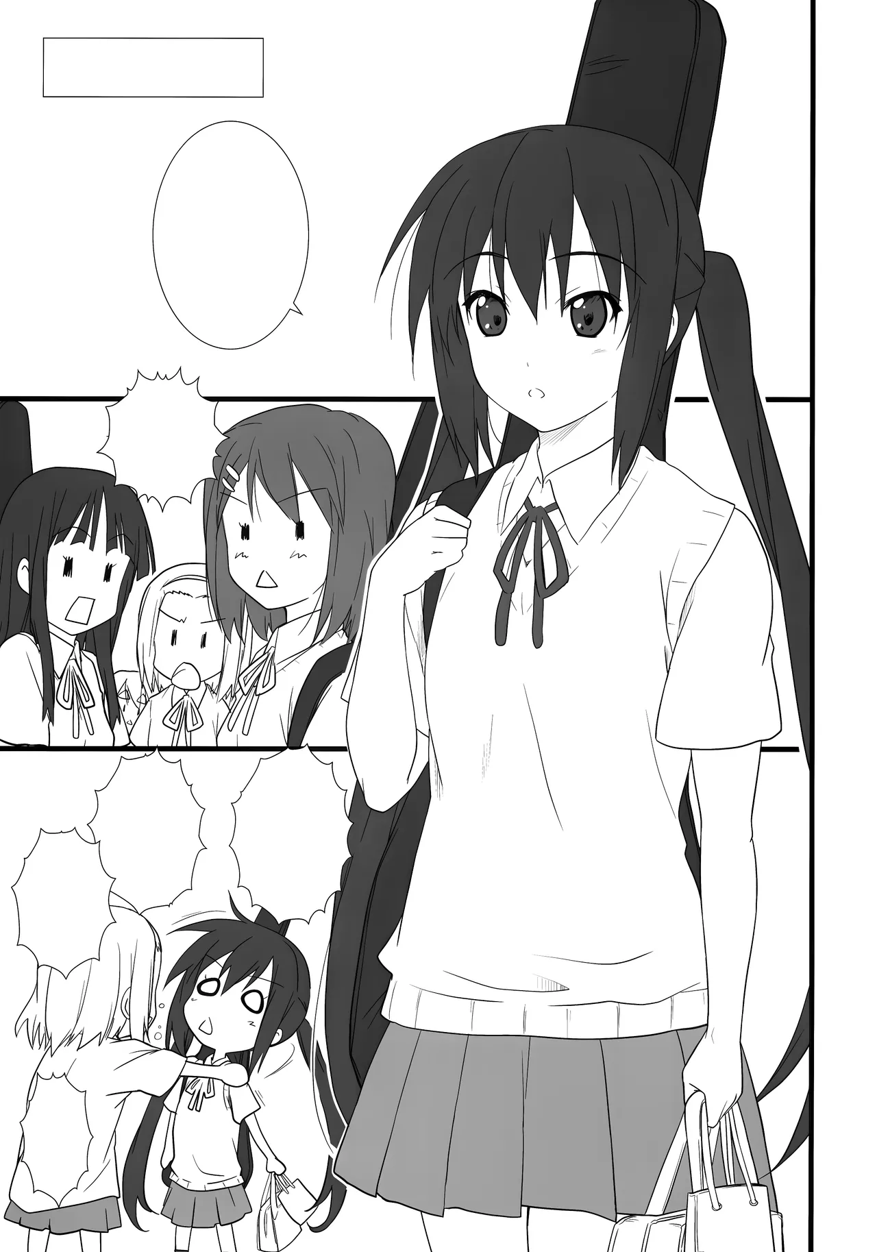 (C76) [Heaven's Gate (Andou Tomoya)] Neko Biyori -Nakano Azusa- (K-ON!) [Textless] numero di immagine  3