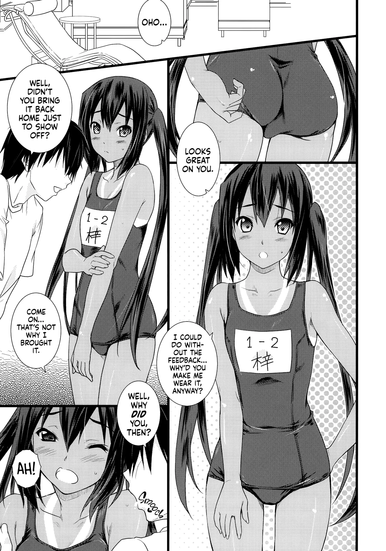 (COMIC1☆4) [Heaven's Gate (Andou Tomoya)] Kongari Musume Nakano Azusa ー Sunkissed -Nakano Azusa- (K-ON!) [English] [head empty] image number 4