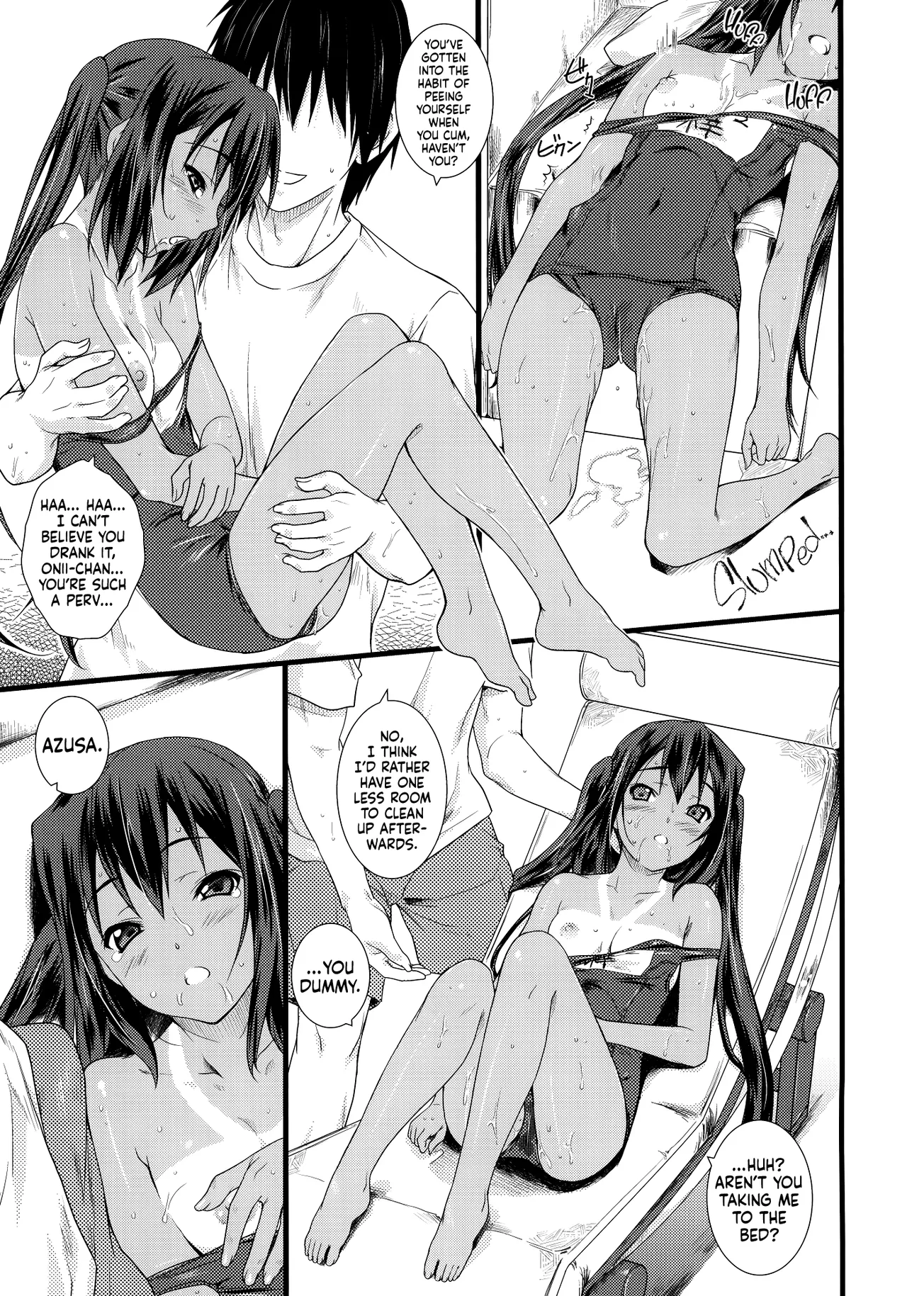 (COMIC1☆4) [Heaven's Gate (Andou Tomoya)] Kongari Musume Nakano Azusa ー Sunkissed -Nakano Azusa- (K-ON!) [English] [head empty] image number 12