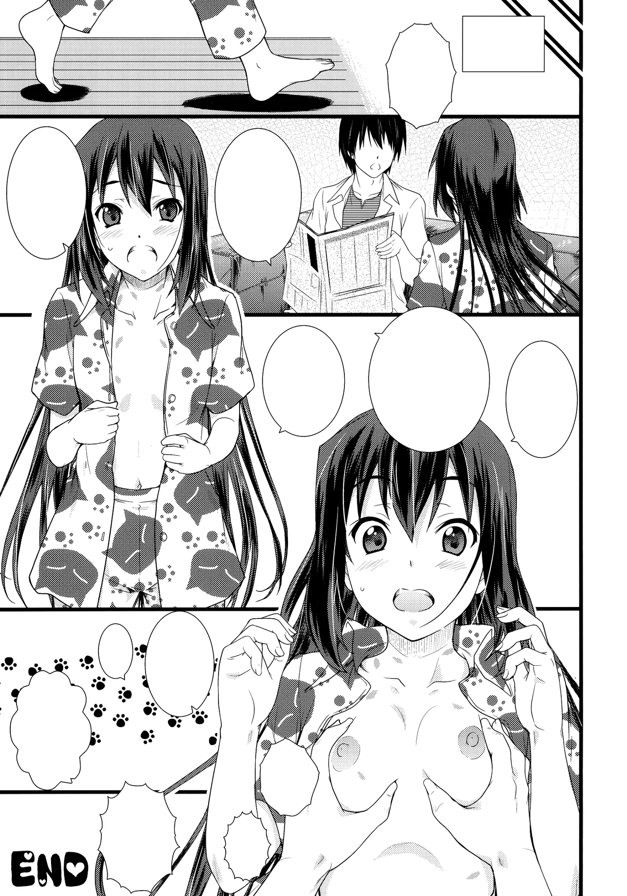 (COMIC1☆4) [Heaven's Gate (Andou Tomoya)] Kongari Musume Nakano Azusa (K-ON!) [Textless] numero di immagine  32