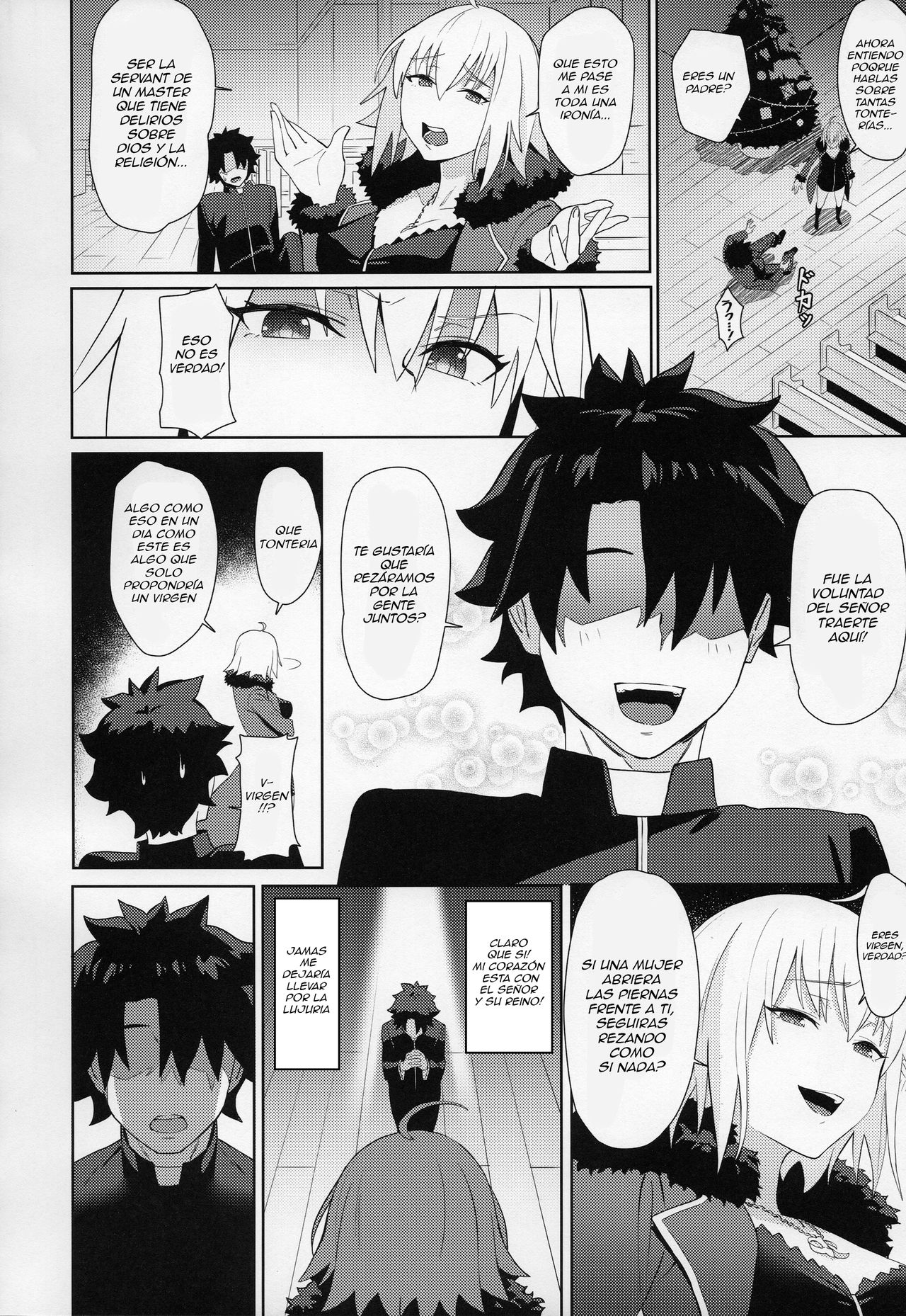 (C95) [OrangeMaru (nodoco)] Christmas no Seishouseki (Fate/Grand Order) [Spanish] [Raknnkarscans] 图片编号 5