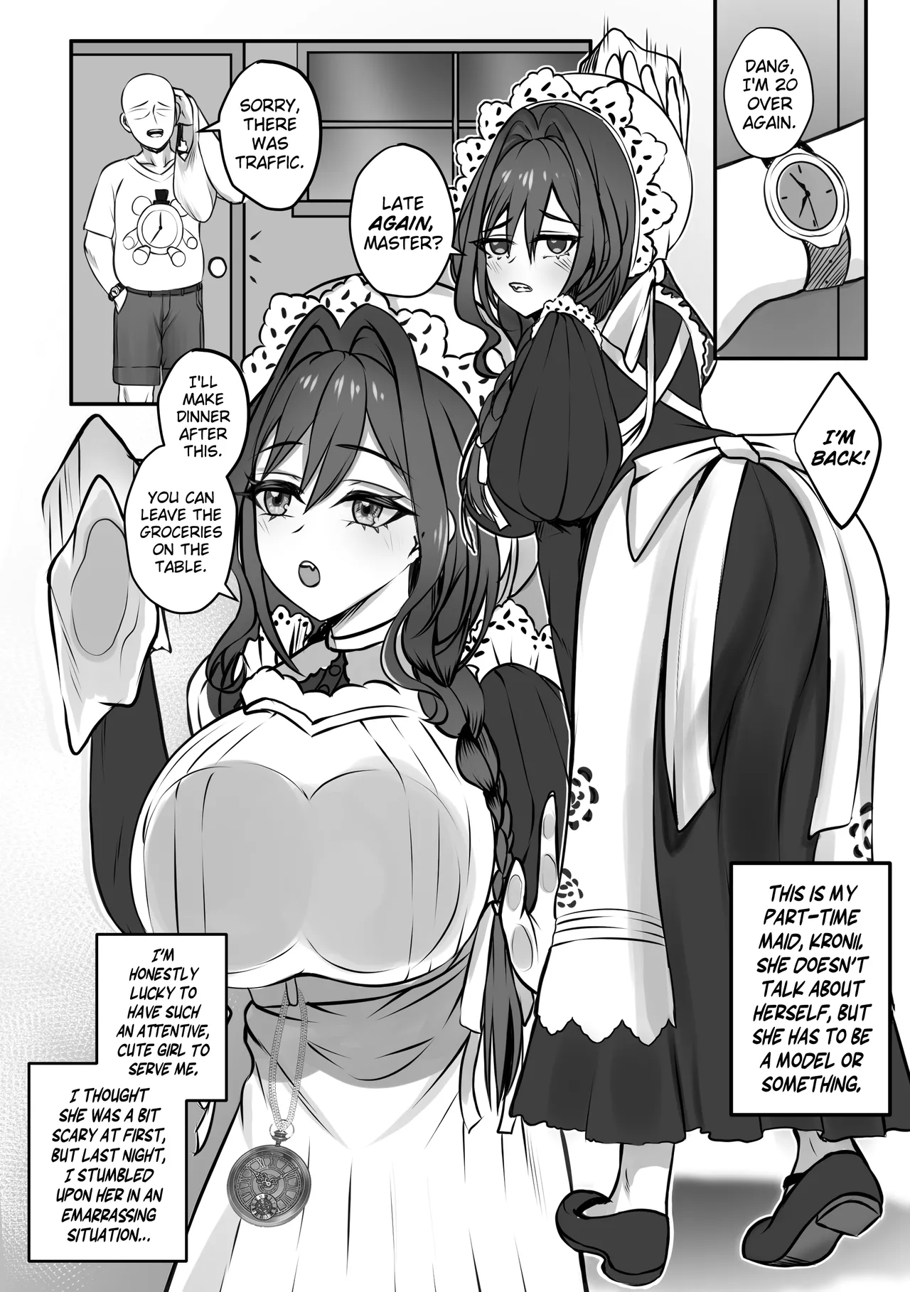 [BruLee] Maid 4 Love (Ouro Kronii) [English] imagen número 4