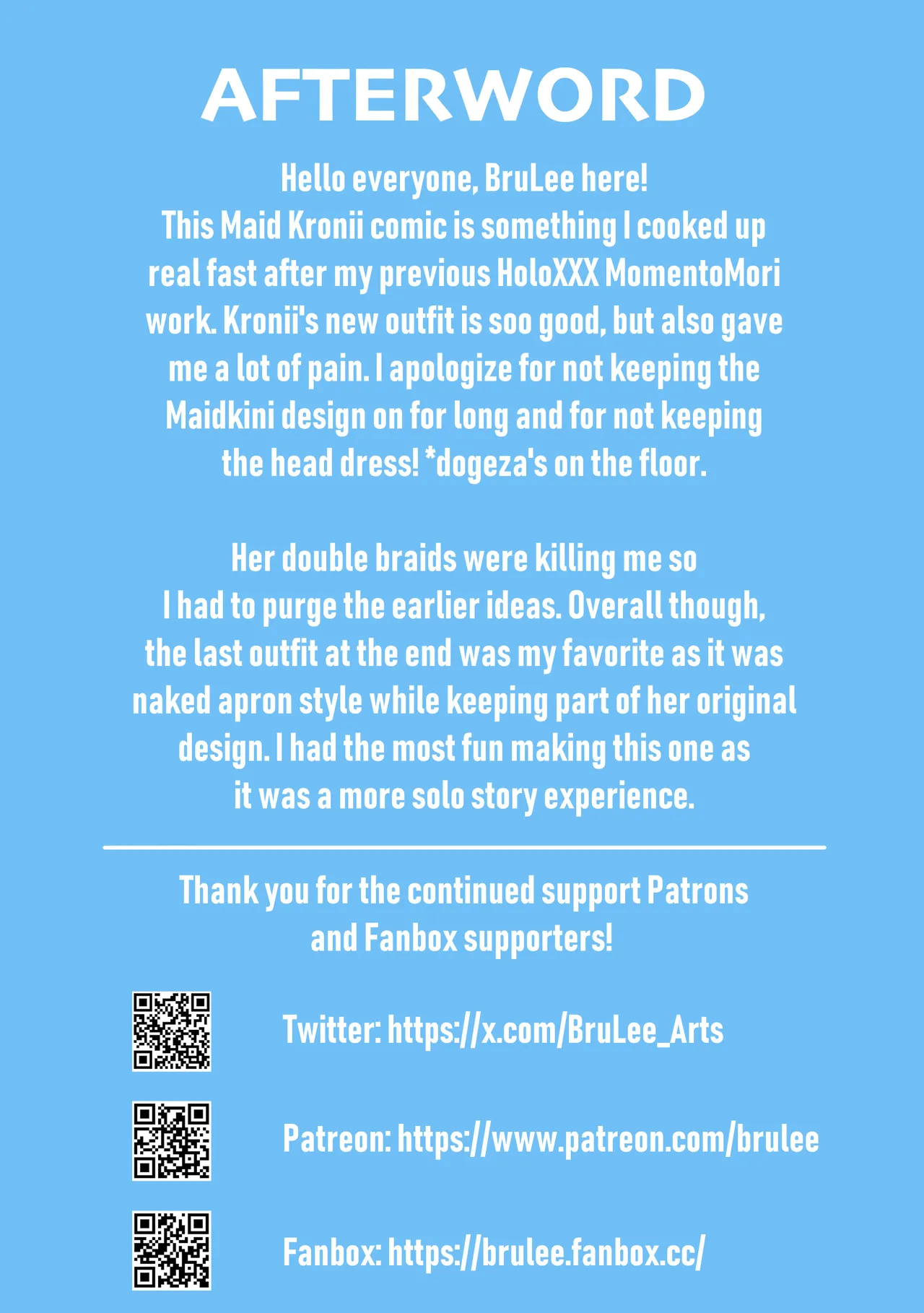 [BruLee] Maid 4 Love (Ouro Kronii) [English] imagen número 29