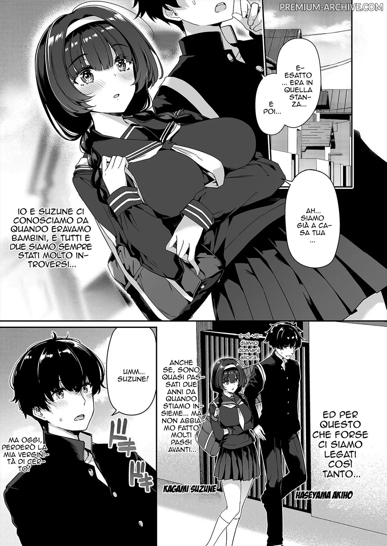 [Bottle Ship Bottler (Kazakura)] InCha Couple ga You Gal-tachi to SEX Training Suru Hanashi 1-3 | Scuola di sesso 1-3 [Italian] 图片编号 2