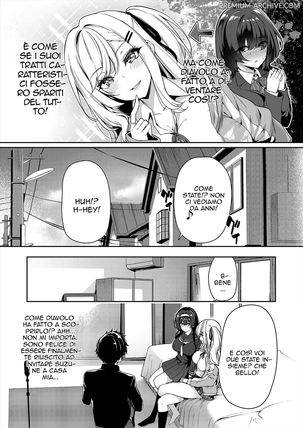 [Bottle Ship Bottler (Kazakura)] InCha Couple ga You Gal-tachi to SEX Training Suru Hanashi 1-3 | Scuola di sesso 1-3 [Italian] 图片编号 5