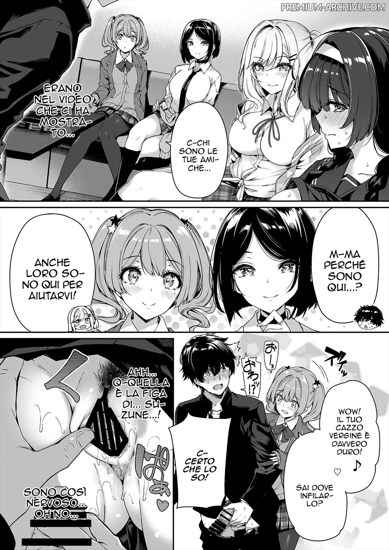 [Bottle Ship Bottler (Kazakura)] InCha Couple ga You Gal-tachi to SEX Training Suru Hanashi 1-3 | Scuola di sesso 1-3 [Italian] 图片编号 13