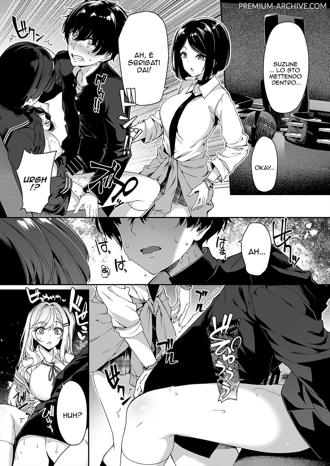 [Bottle Ship Bottler (Kazakura)] InCha Couple ga You Gal-tachi to SEX Training Suru Hanashi 1-3 | Scuola di sesso 1-3 [Italian] 图片编号 14