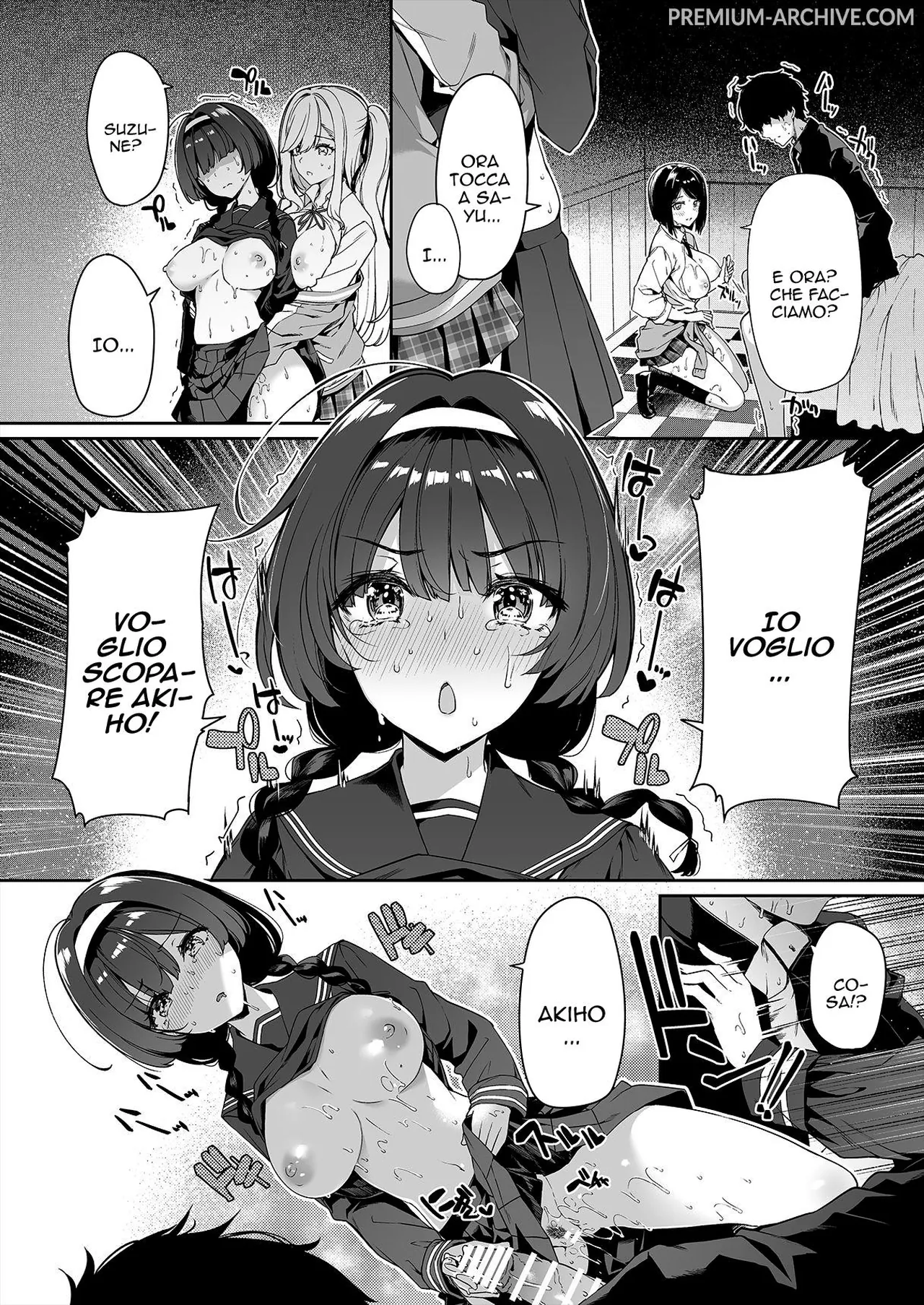 [Bottle Ship Bottler (Kazakura)] InCha Couple ga You Gal-tachi to SEX Training Suru Hanashi 1-3 | Scuola di sesso 1-3 [Italian] 图片编号 31