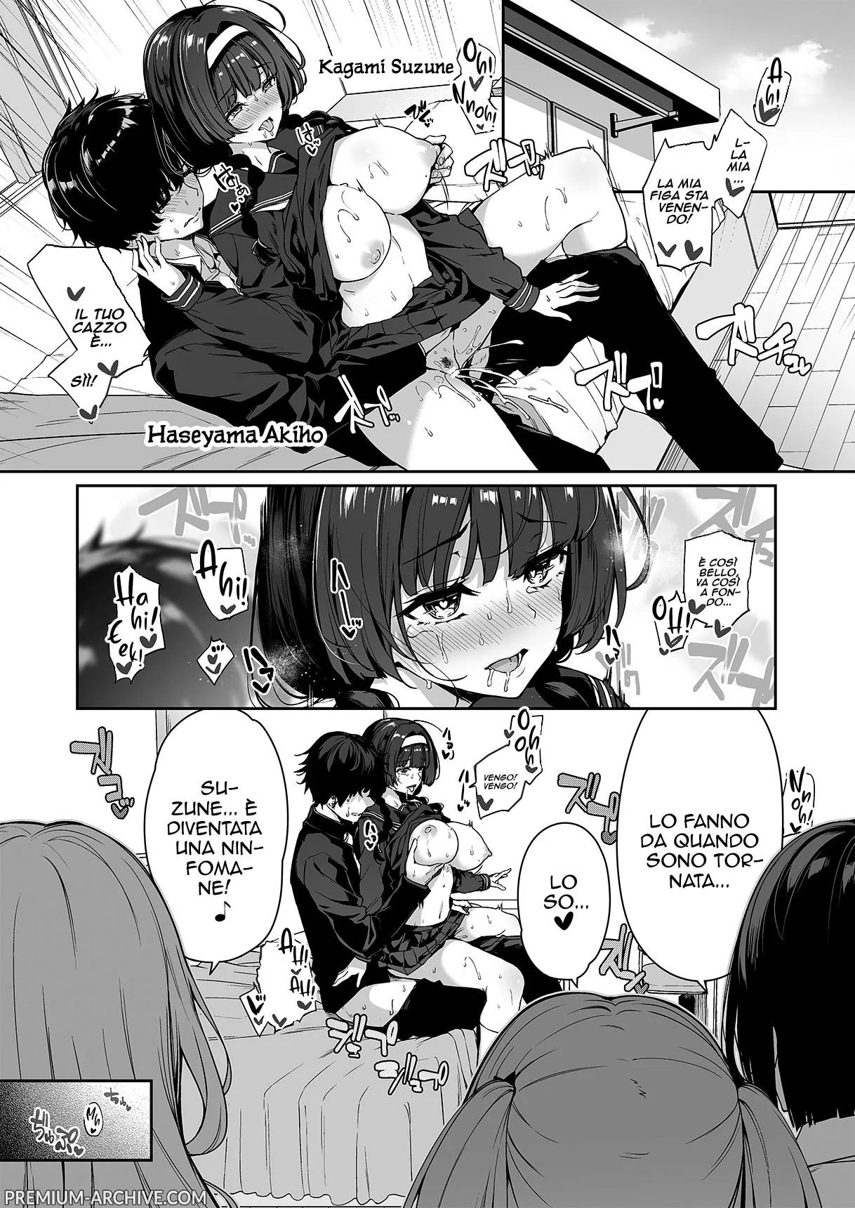 [Bottle Ship Bottler (Kazakura)] InCha Couple ga You Gal-tachi to SEX Training Suru Hanashi 1-3 | Scuola di sesso 1-3 [Italian] 图片编号 43