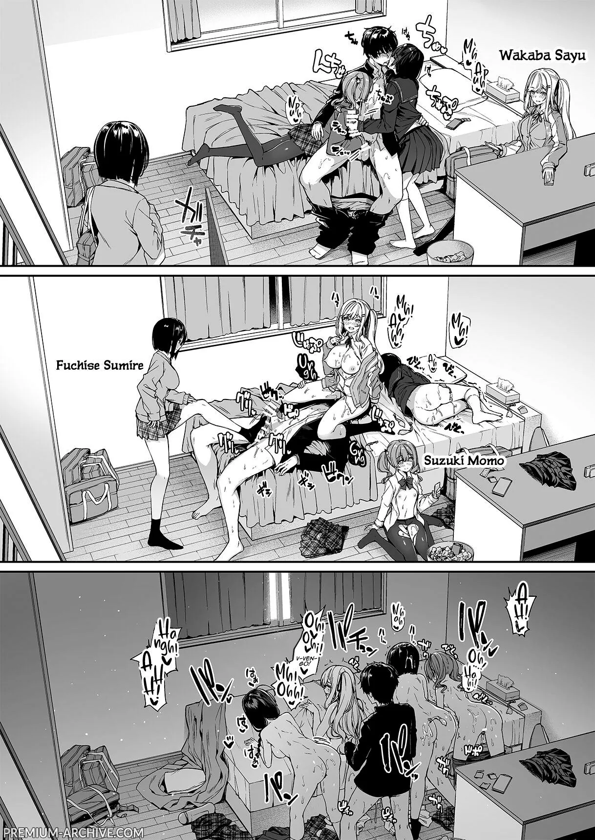 [Bottle Ship Bottler (Kazakura)] InCha Couple ga You Gal-tachi to SEX Training Suru Hanashi 1-3 | Scuola di sesso 1-3 [Italian] 图片编号 44