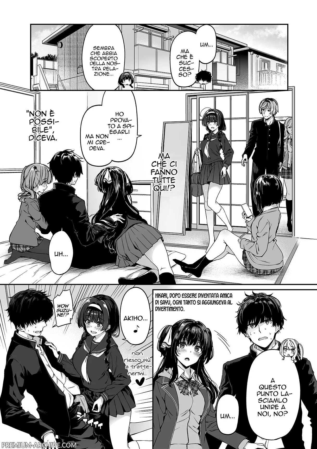 [Bottle Ship Bottler (Kazakura)] InCha Couple ga You Gal-tachi to SEX Training Suru Hanashi 1-3 | Scuola di sesso 1-3 [Italian] 图片编号 61