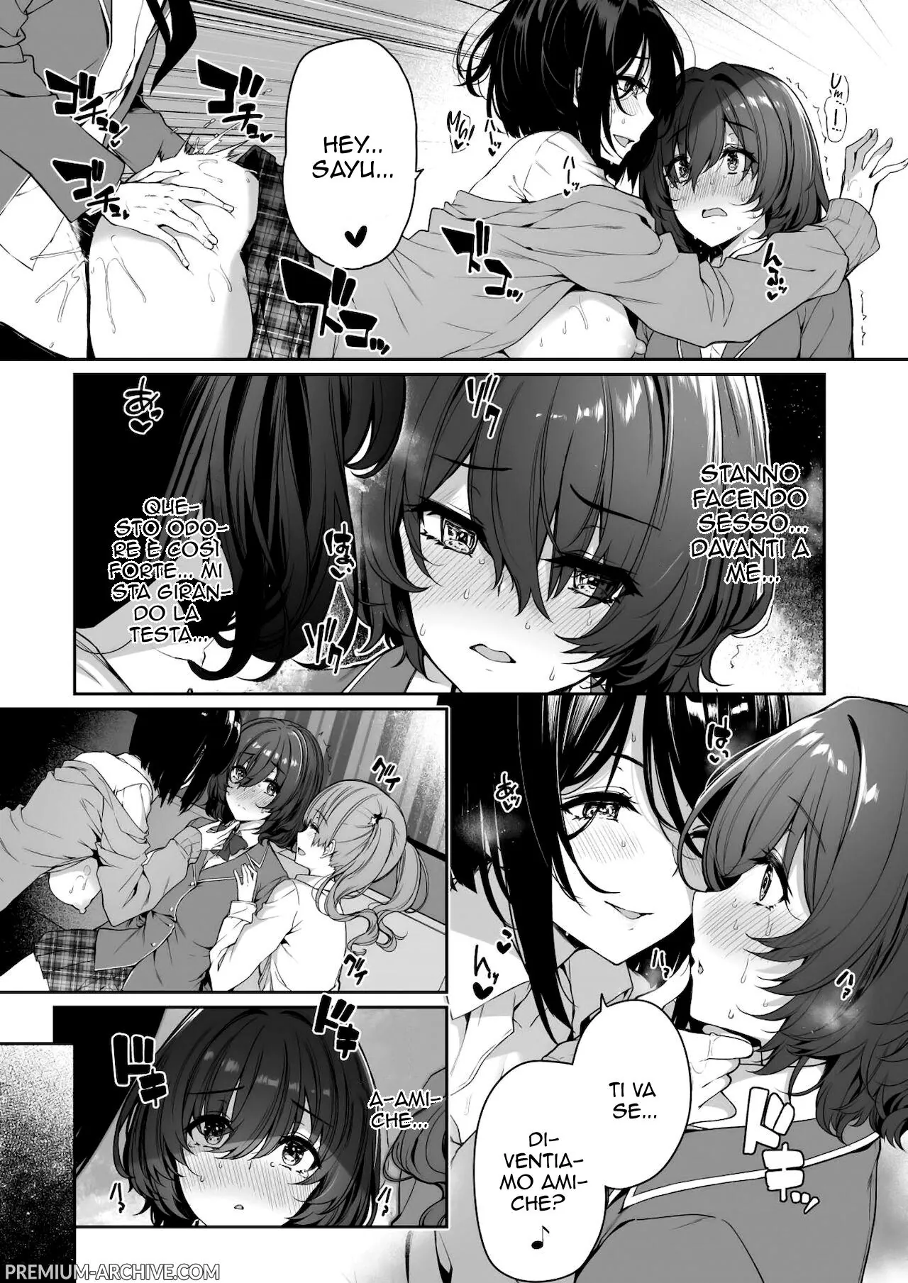 [Bottle Ship Bottler (Kazakura)] InCha Couple ga You Gal-tachi to SEX Training Suru Hanashi 1-3 | Scuola di sesso 1-3 [Italian] 图片编号 92