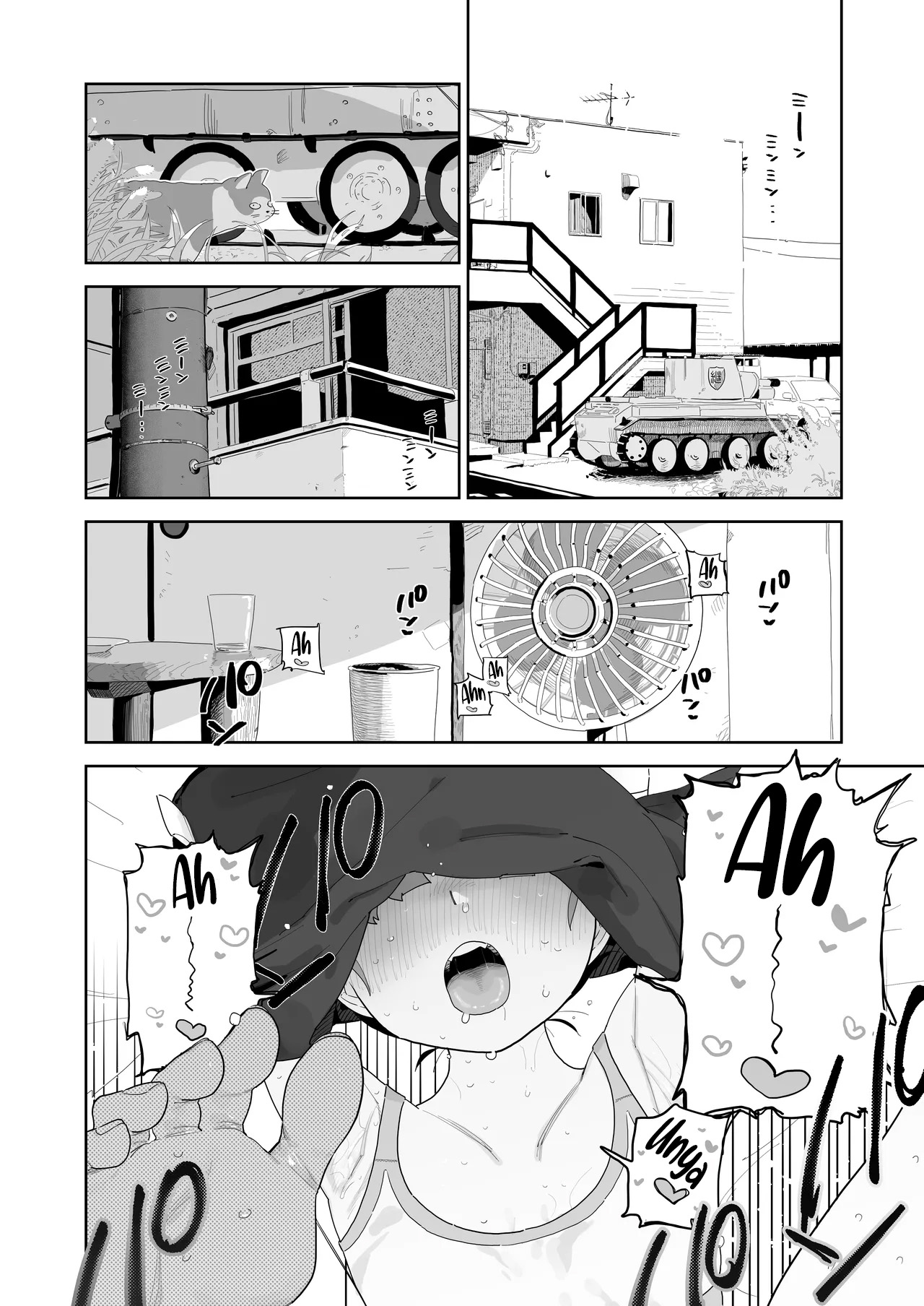 [Denki Neko (Toku)] Mikko to Nete Kutte Yaru dake. | Con Mikko, Sólo es Dormir, Comer y Hacerlo. (Girls und Panzer) [Spanish] [Traducciones necesarias] [Digital] 3eme image