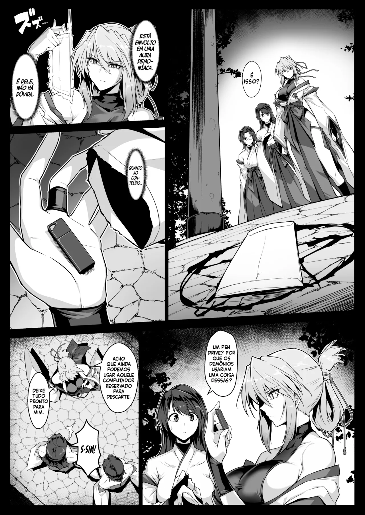 [Hokkebain! (Halcon)] Hama no Miko Ingoku ni Otsu 2 | Exorcist Maidens 2: The Fall to Lustful Hell [Portuguese-BR] [Bakai.org] [Digital] 画像番号 12
