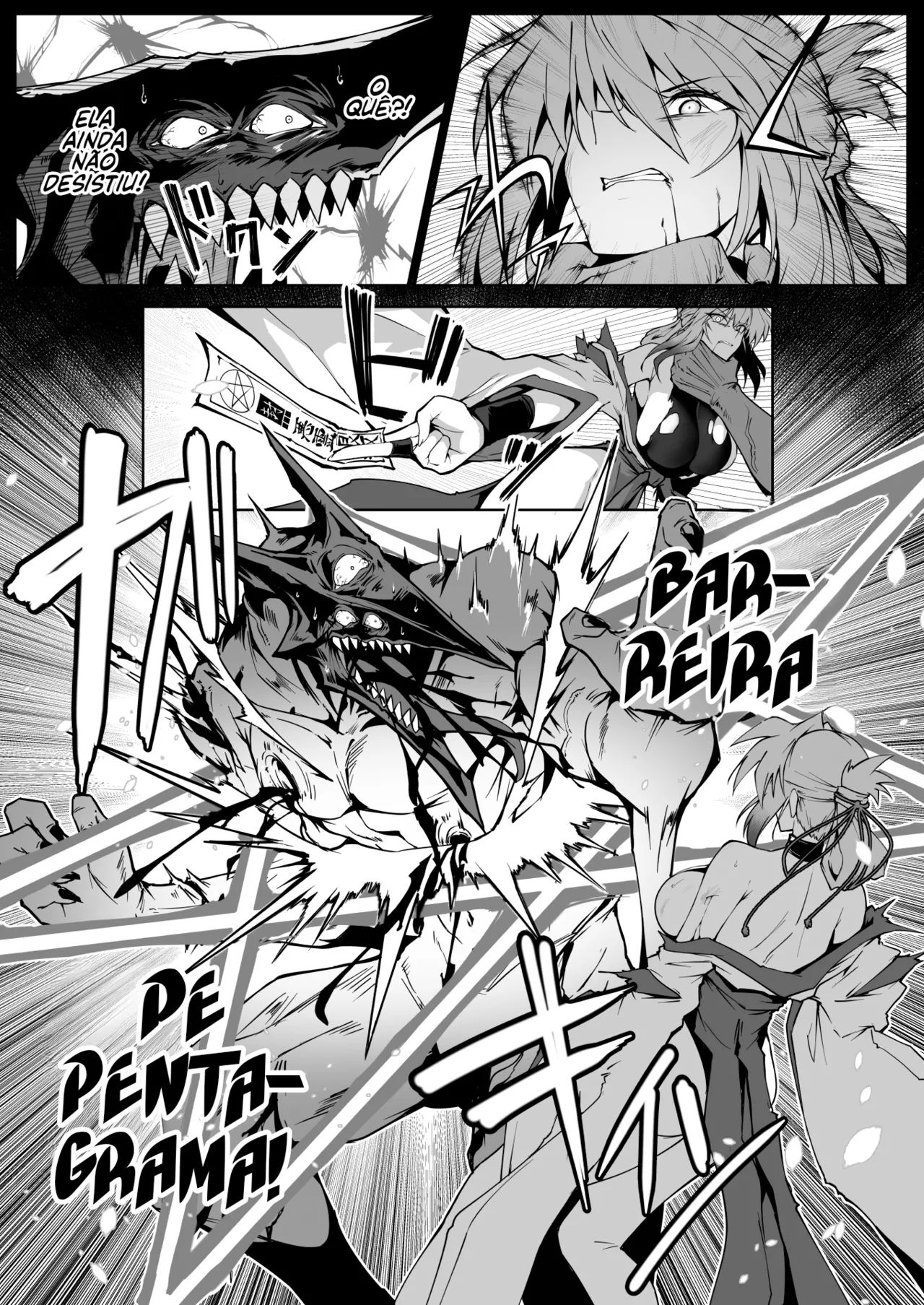 [Hokkebain! (Halcon)] Hama no Miko Ingoku ni Otsu 2 | Exorcist Maidens 2: The Fall to Lustful Hell [Portuguese-BR] [Bakai.org] [Digital] 画像番号 34