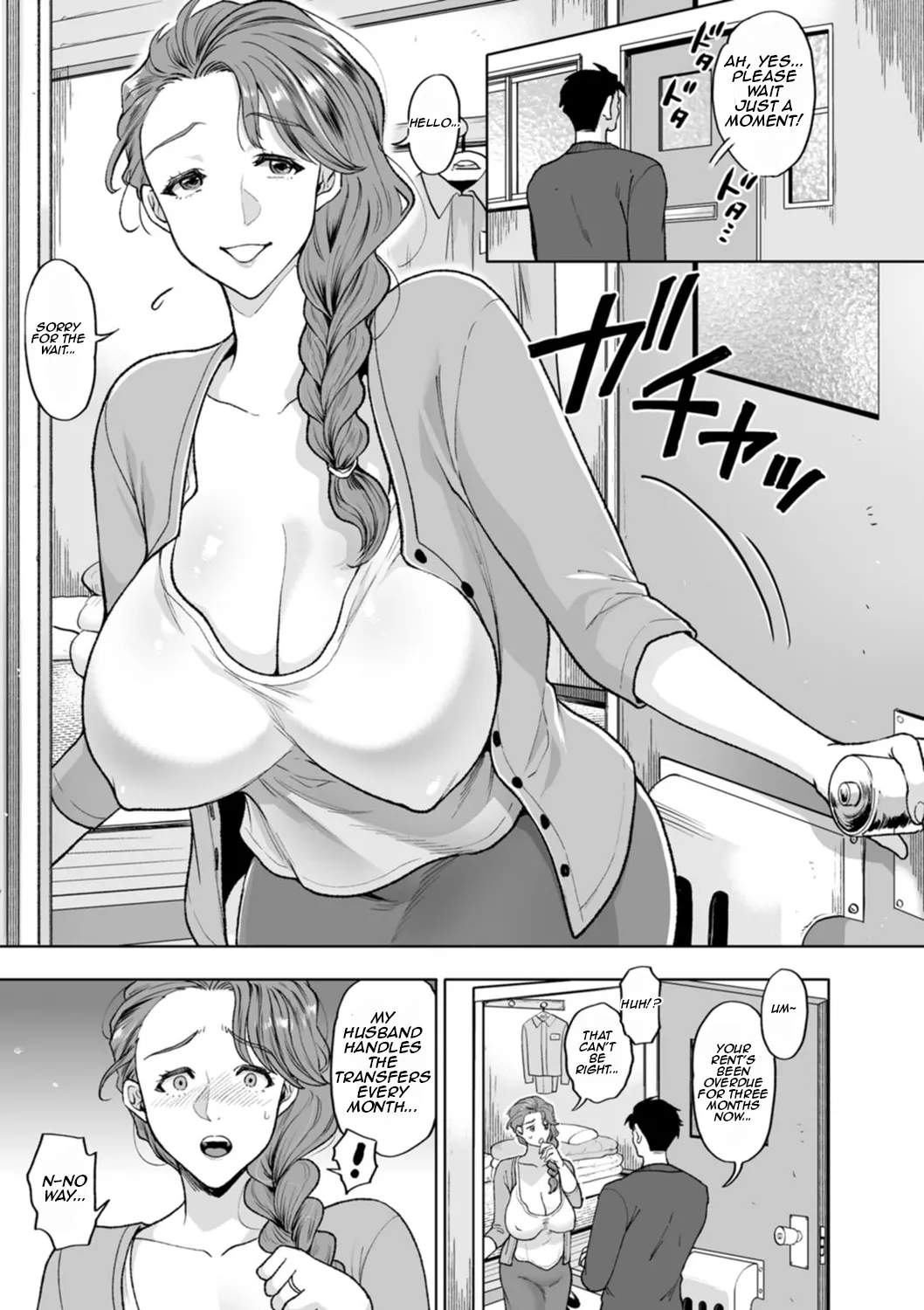 [Kijima Daisyarin] Chinkobi Apartment ~Fukou Hitozuma x Seikou Harai Hen~ | Cock-Pleasing Apartment: Unlucky Married Woman × Payment-in-Sex Edition (Nyuyoku Onsen) [English] [Aishi21] [Digital] 图片编号 3