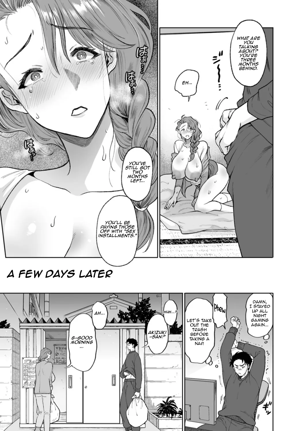 [Kijima Daisyarin] Chinkobi Apartment ~Fukou Hitozuma x Seikou Harai Hen~ | Cock-Pleasing Apartment: Unlucky Married Woman × Payment-in-Sex Edition (Nyuyoku Onsen) [English] [Aishi21] [Digital] 图片编号 13