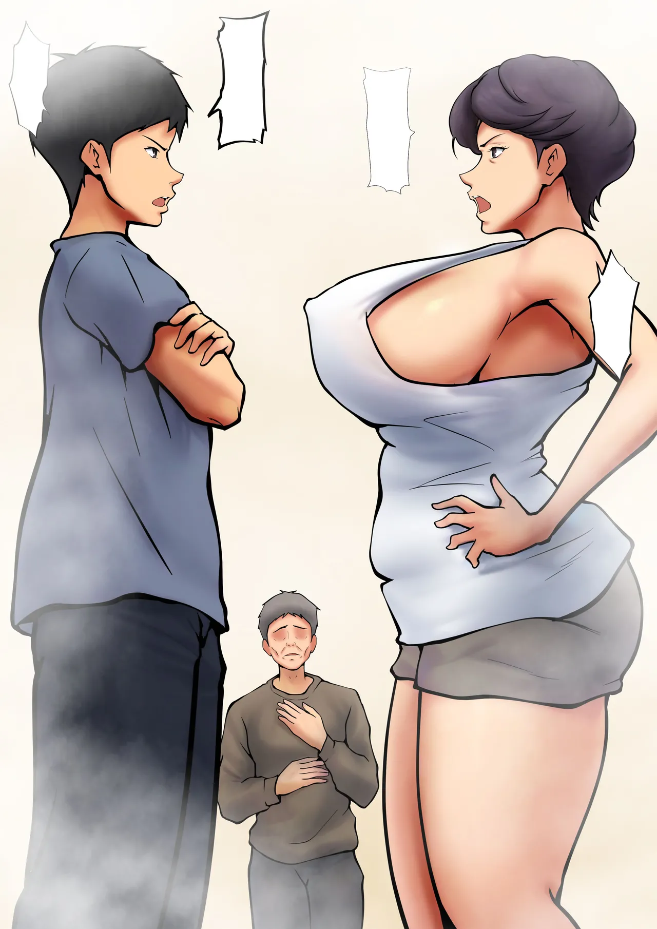 [Pentacle (Shimipan)] Shikatanaku Kaa-chan to Sex Shimasu 6 [Chinese] image number 5