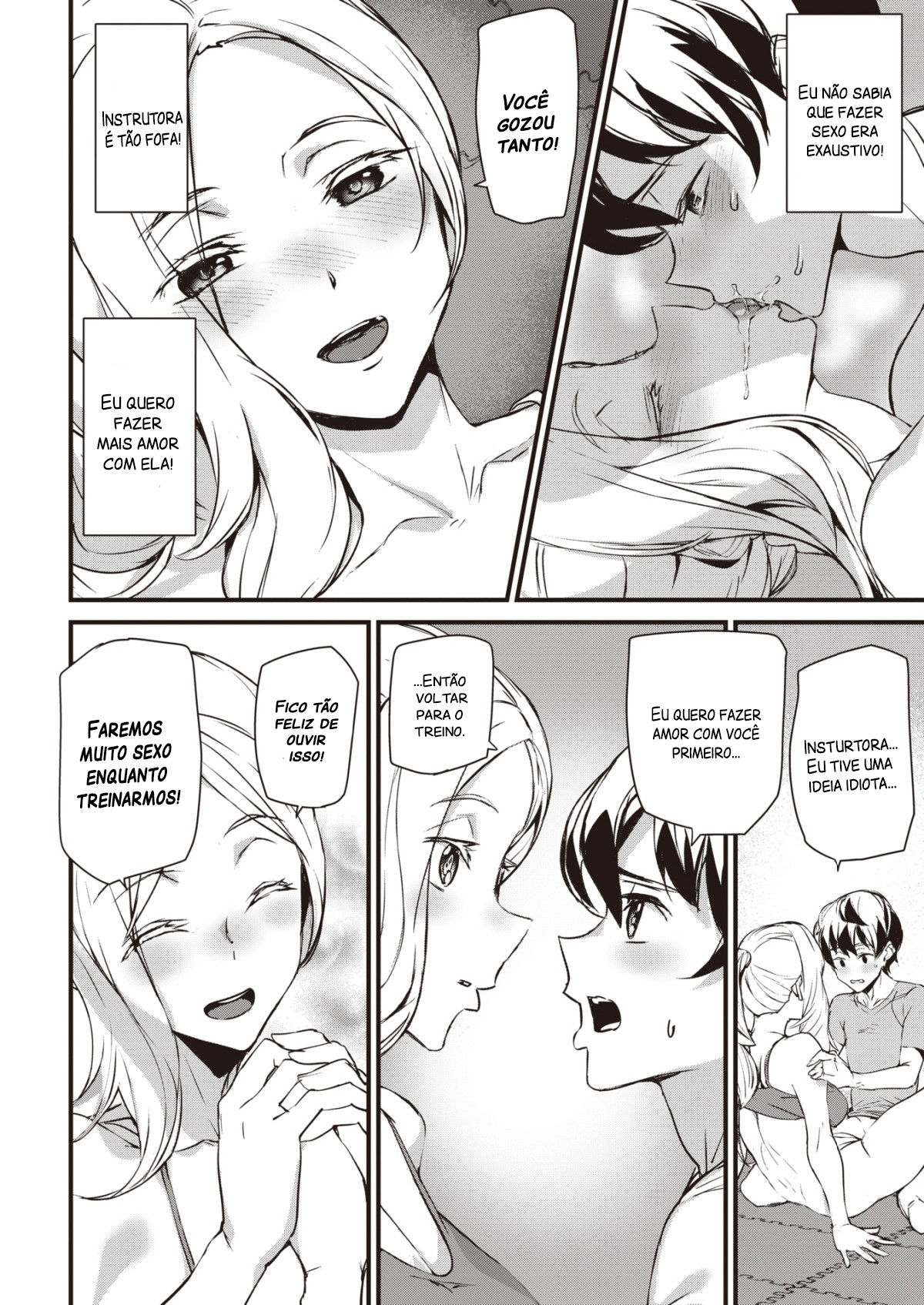 [Ashiomi Masato] Work Out! (COMIC Kairakuten 2020-09) [Portuguese-BR] [Hentai Season] [Digital] 图片编号 10