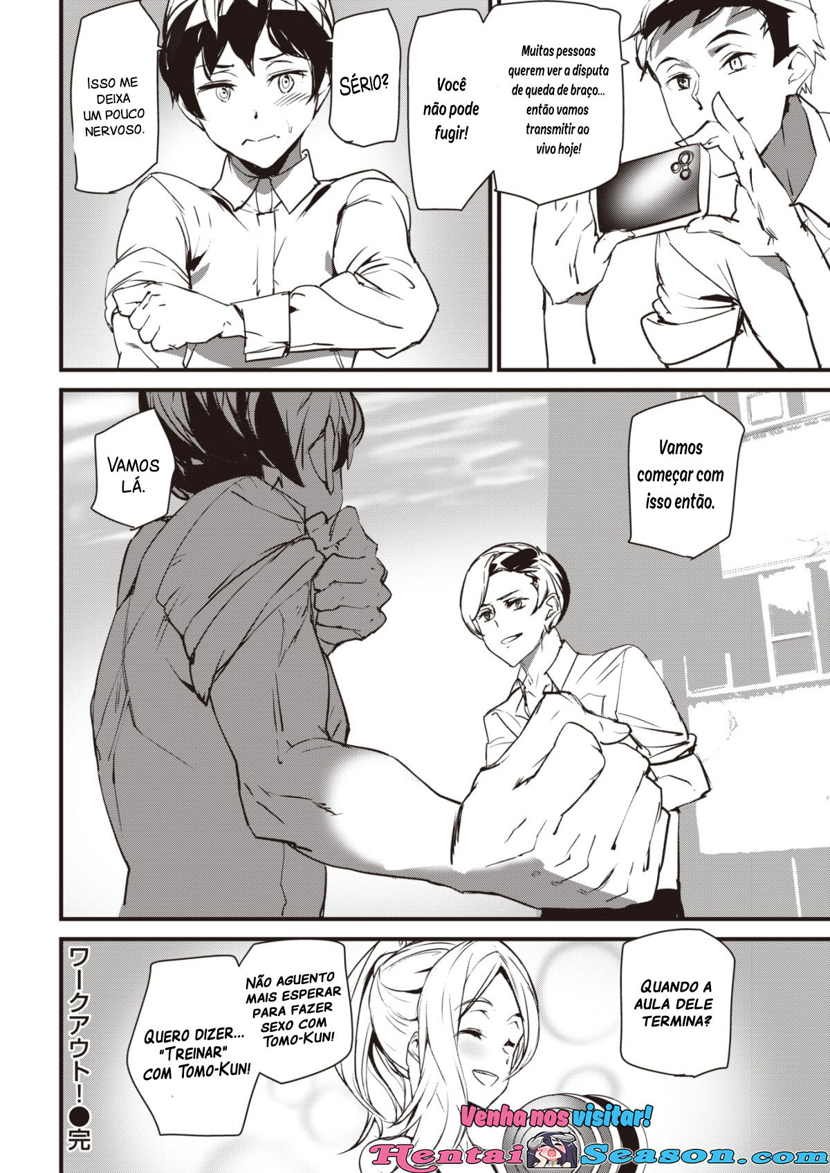 [Ashiomi Masato] Work Out! (COMIC Kairakuten 2020-09) [Portuguese-BR] [Hentai Season] [Digital] 图片编号 16