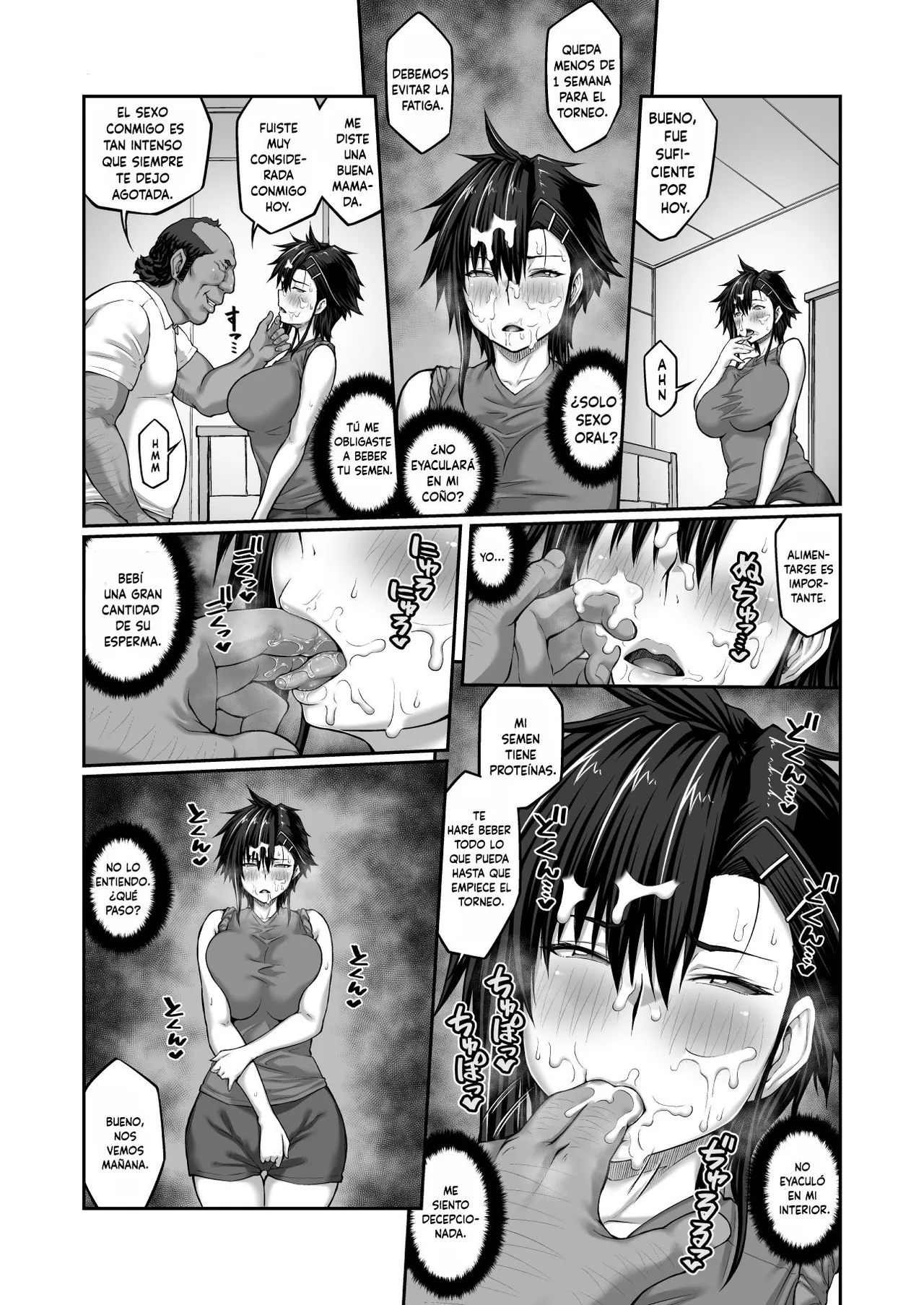 [ClimbCrown] Nakadashi Oji-san ni Nerawareta Mesu wa Nigeru Koto ga Dekinai ~Fujitomo Megumi Hen 3~ [Spanish] 图片编号 22