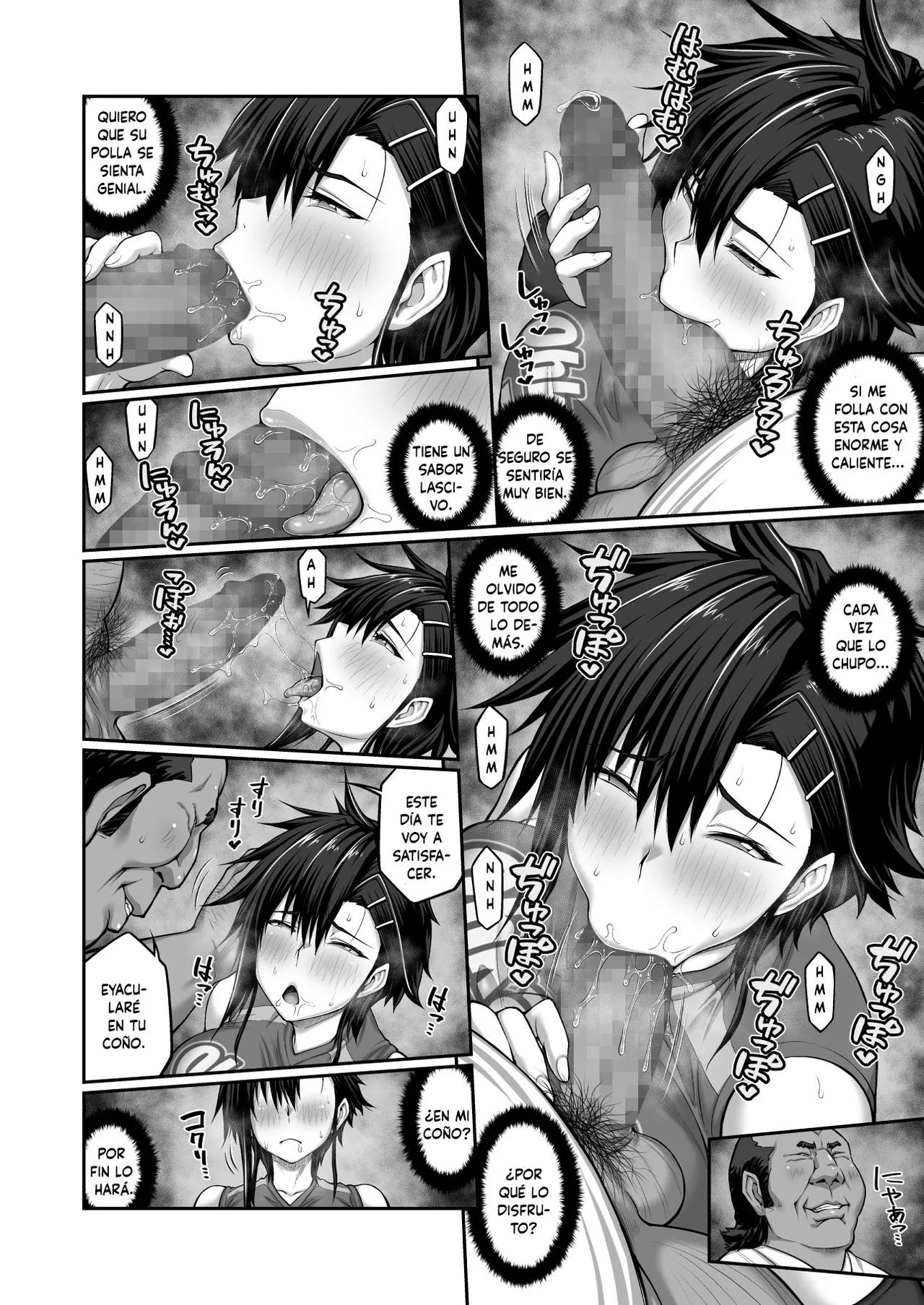 [ClimbCrown] Nakadashi Oji-san ni Nerawareta Mesu wa Nigeru Koto ga Dekinai ~Fujitomo Megumi Hen 3~ [Spanish] 图片编号 35