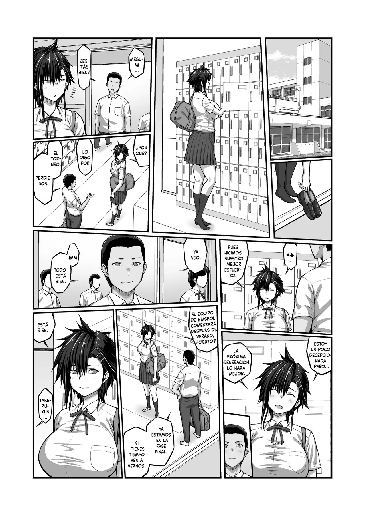 [ClimbCrown] Nakadashi Oji-san ni Nerawareta Mesu wa Nigeru Koto ga Dekinai ~Fujitomo Megumi Hen 3~ [Spanish] 图片编号 56