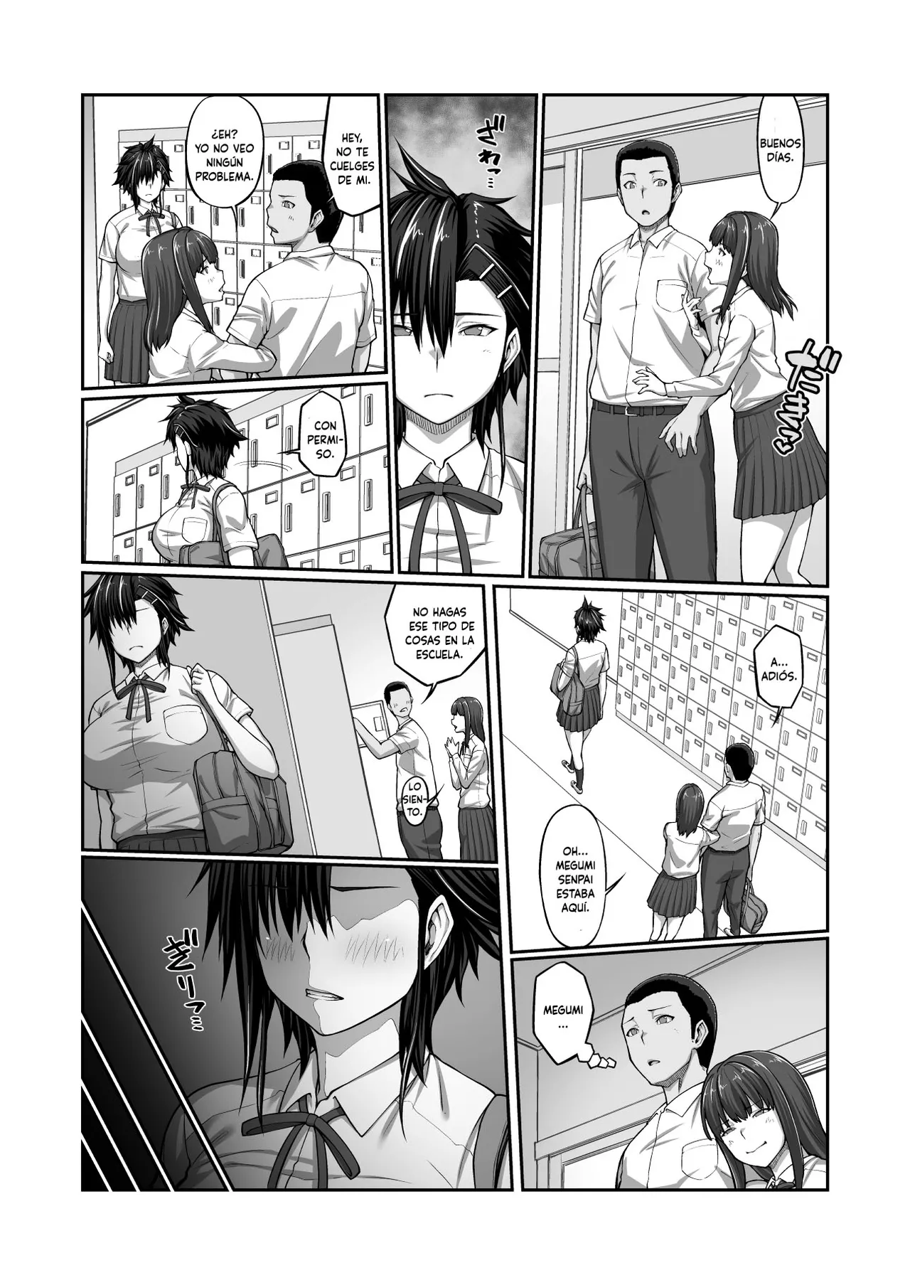 [ClimbCrown] Nakadashi Oji-san ni Nerawareta Mesu wa Nigeru Koto ga Dekinai ~Fujitomo Megumi Hen 3~ [Spanish] 图片编号 57