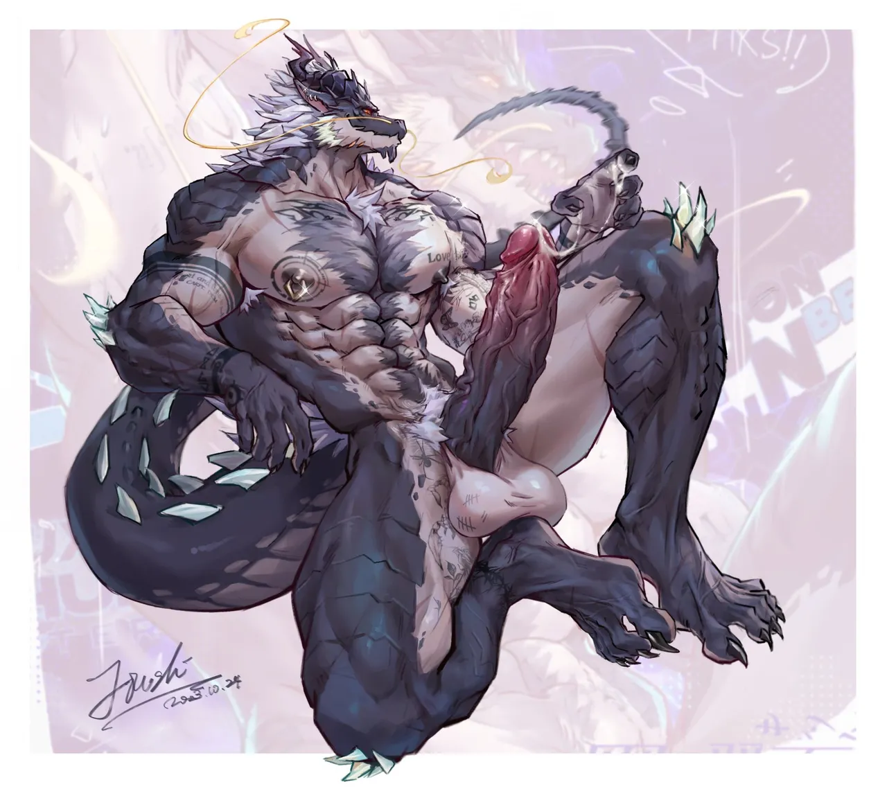 [jiushi]X合集 男同furry向 numero di immagine  2