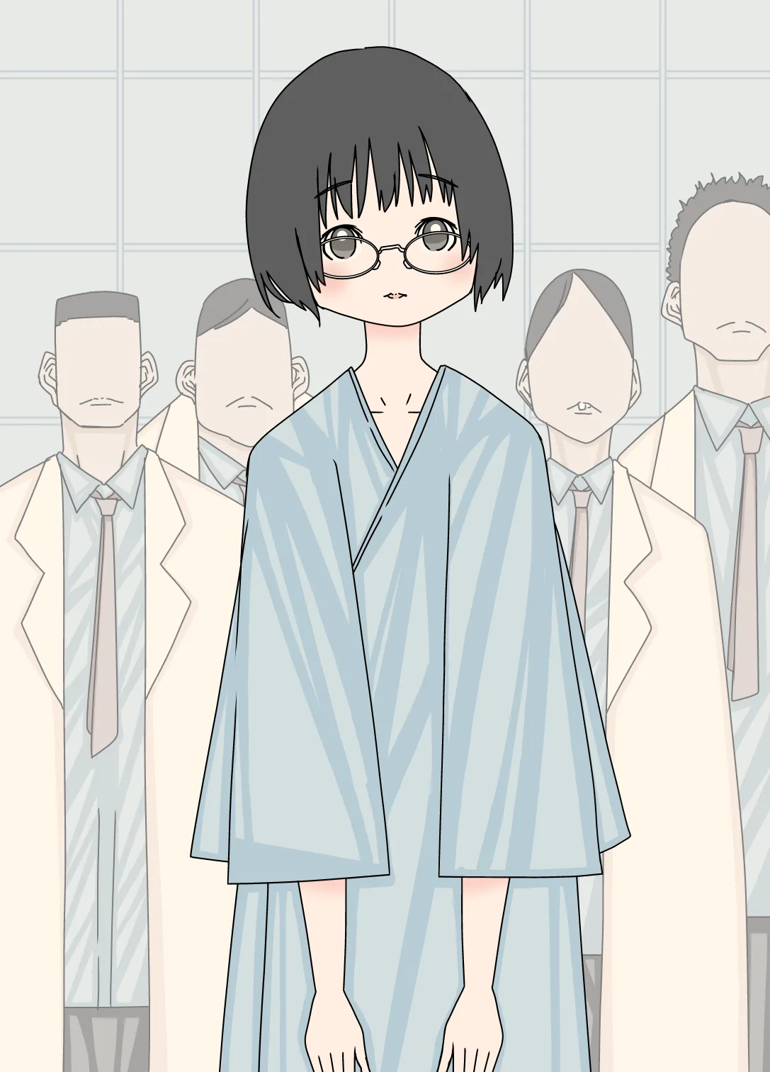 [oshirisukissa] Kenkyuu no Tame ni Kyousei Teki ni Hadaka ni Sarete Kanchou Sareta Shoujo image number 2