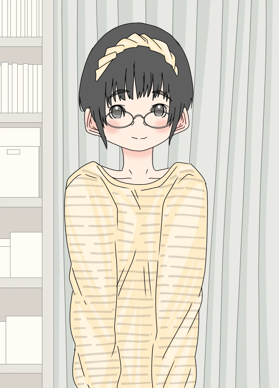 [oshirisukissa] Kanojo ni Onegai Shite Zenra ni Nattemoratte Kanchou Shite Gaman Saseta image number 2