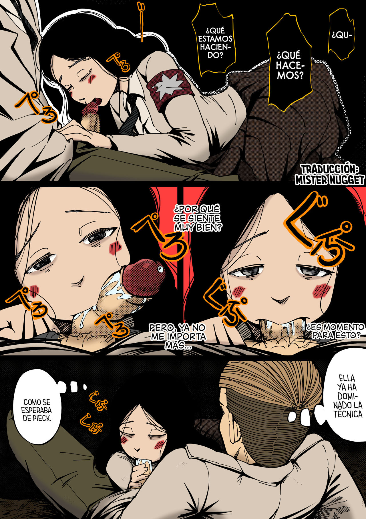 [vagabondino] Pastime with Pieck-chan | Pasatiempo con Pieck (Shingeki no Kyojin) [Spanish] [Mister Nugget] [Colorized] image number 7