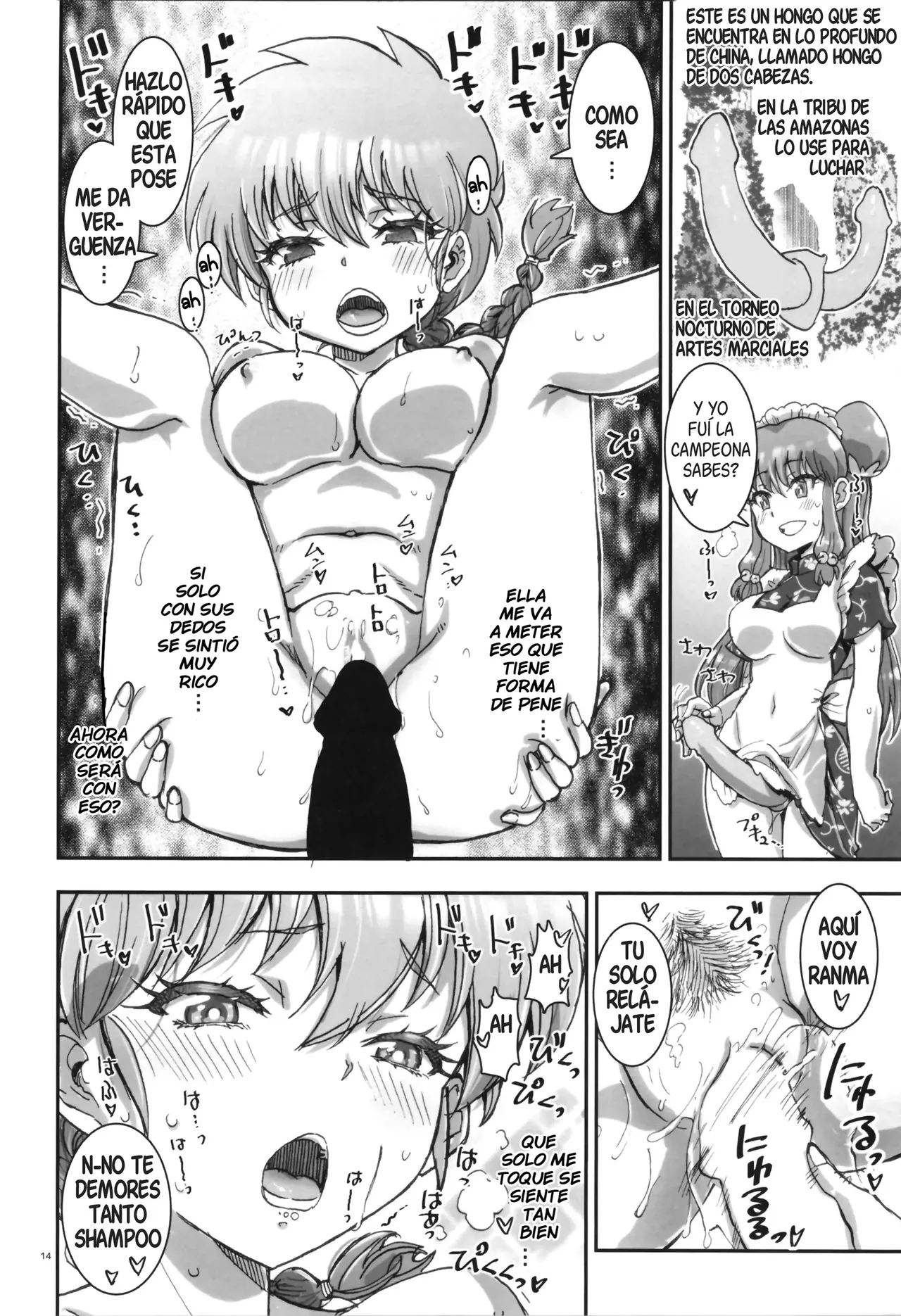 (C105) [Kaishaku (Kaishaku)] Wo Ai Ni ❤ Te Amo (Ranma 1/2) [Spanish] [Harenchi no Fansub] image number 13