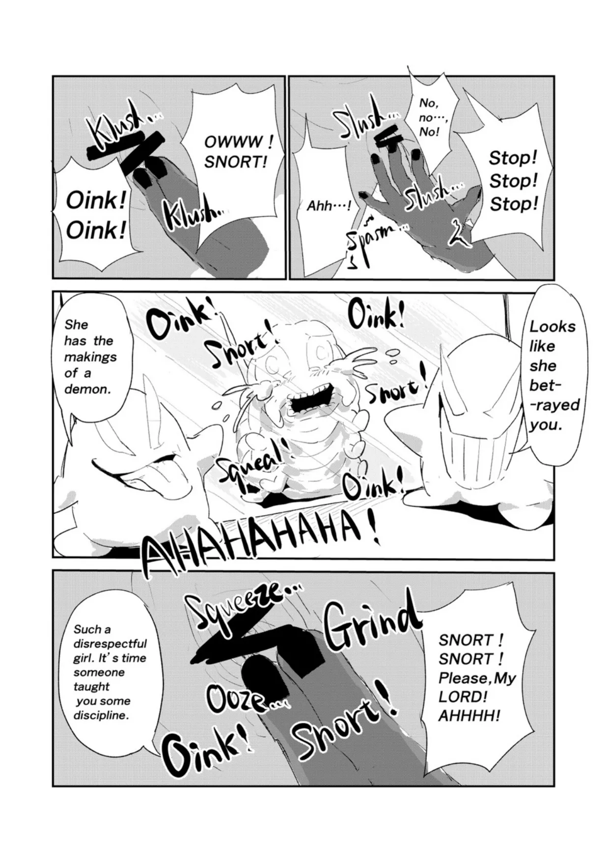 Englishキミは今日から豚魔族_第3話 画像番号 3