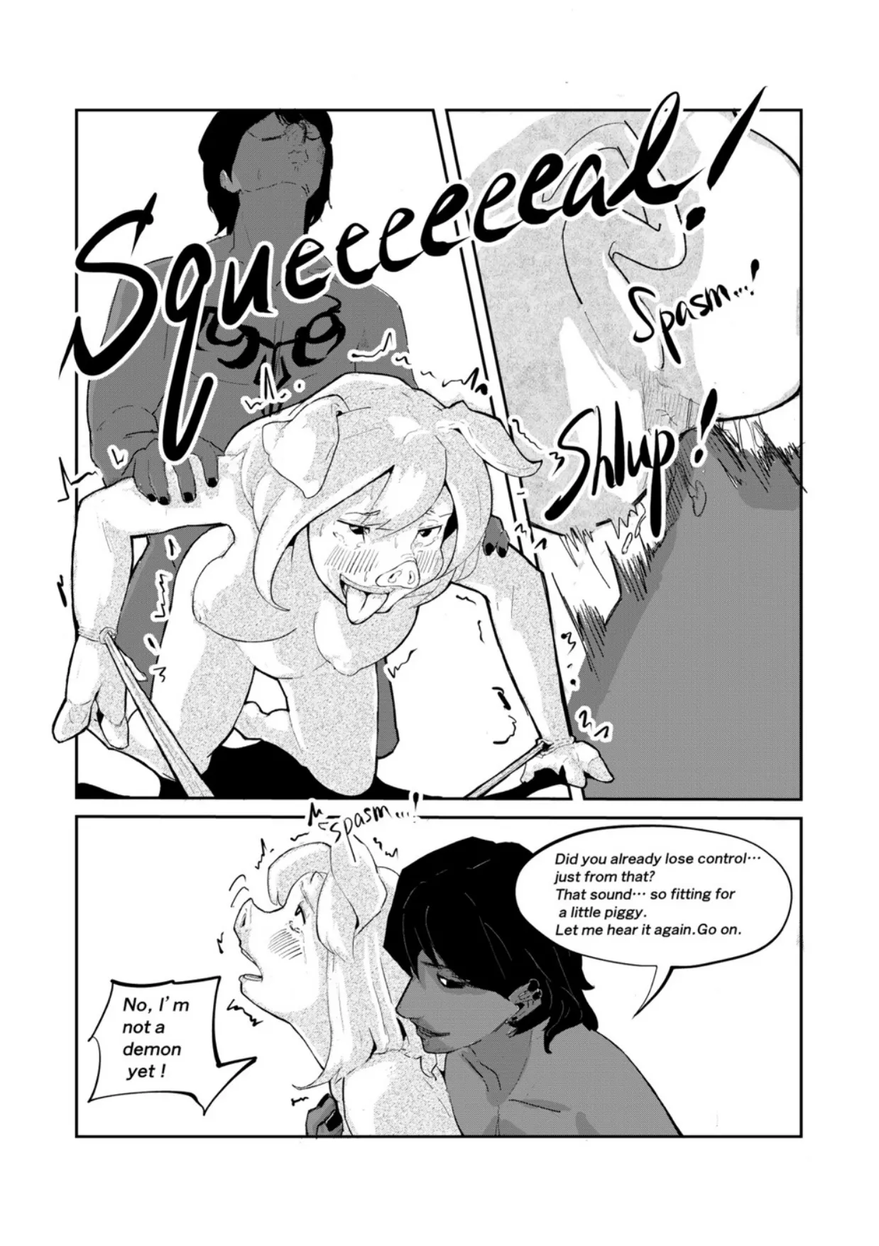 Englishキミは今日から豚魔族_第3話 画像番号 15