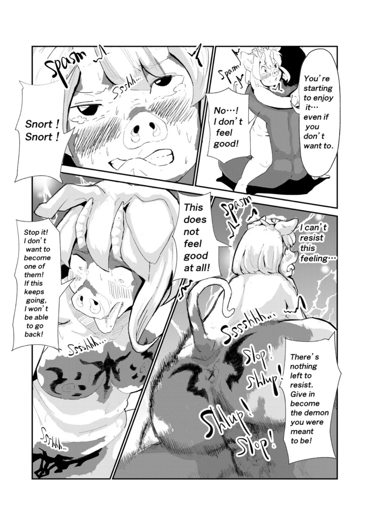 Englishキミは今日から豚魔族_第3話 画像番号 19